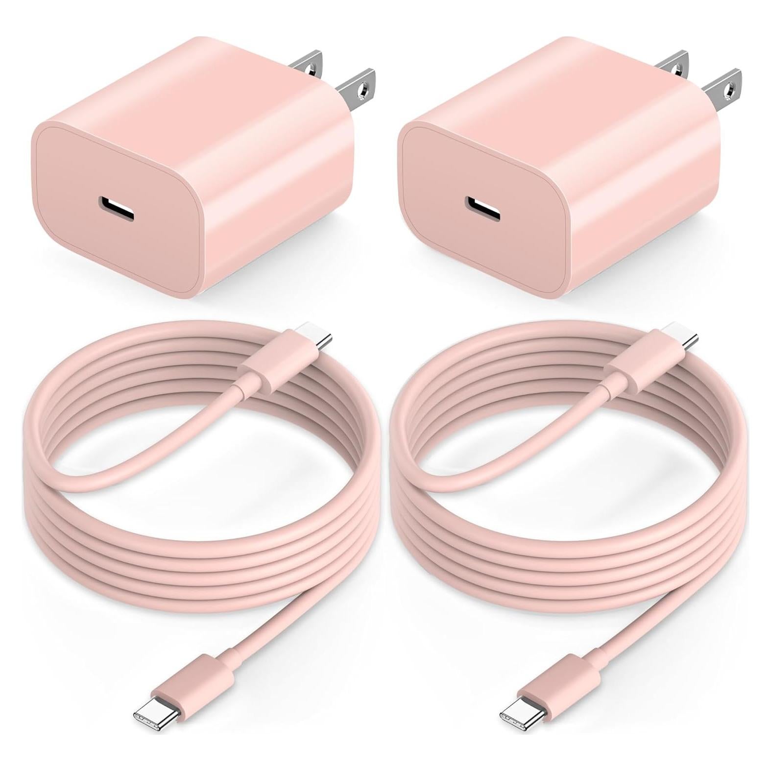 Cargador USB C 20W + Cable 10 pies para iPad - 2 Paquetes
