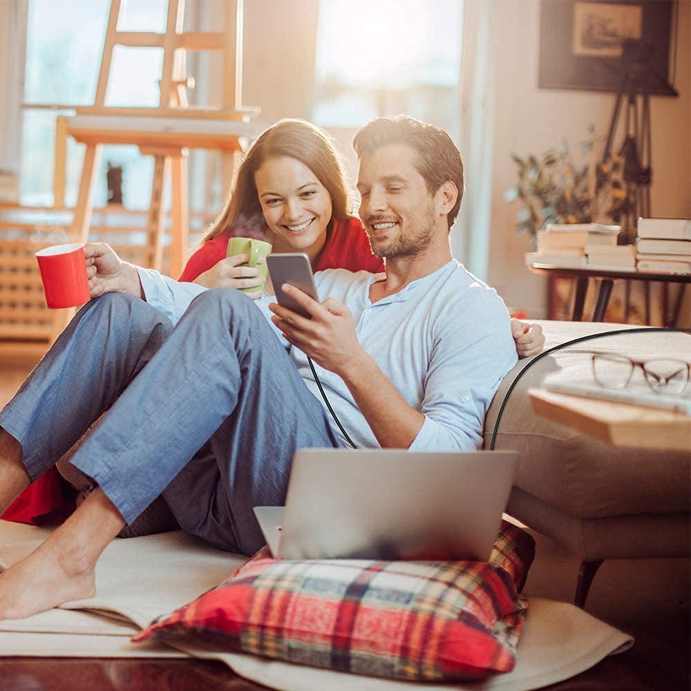 Cable de Carga Extra Largo 6m 60W USB-C y Lightning para iPhone