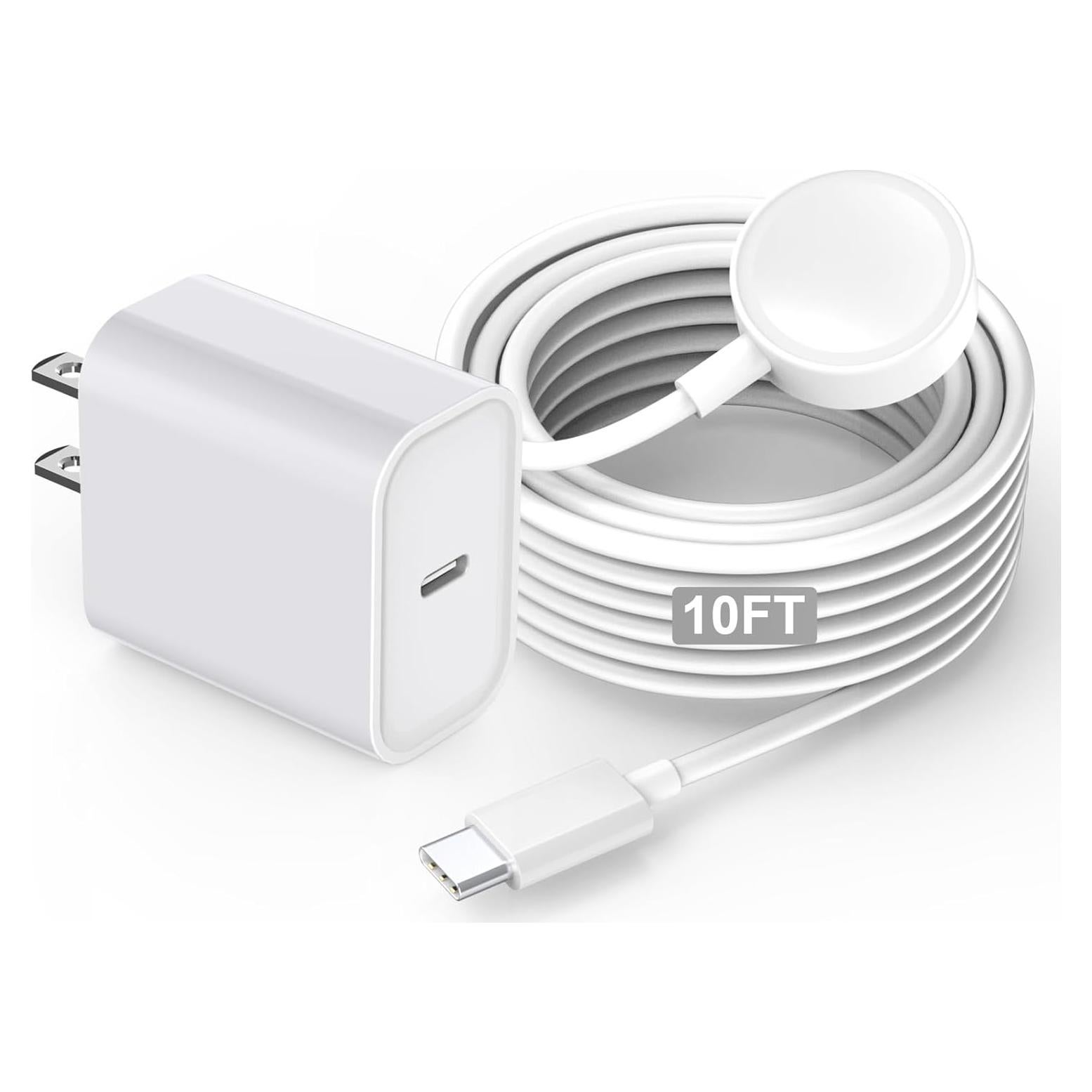 Cargador Rápido Apple Watch 3M USB C 20W Compatible Series 10-1