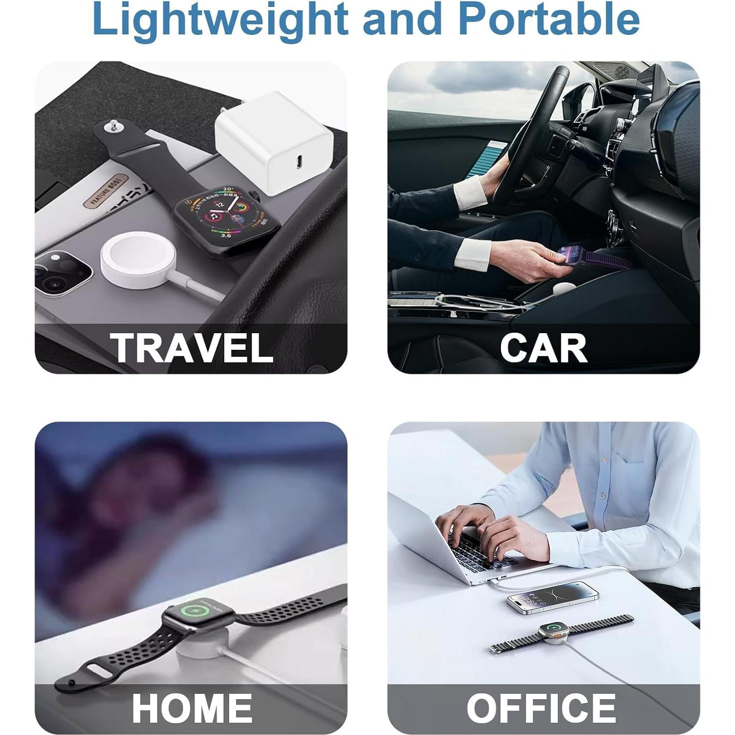 Cargador Rápido Apple Watch 3M USB C 20W Compatible Series 10-1