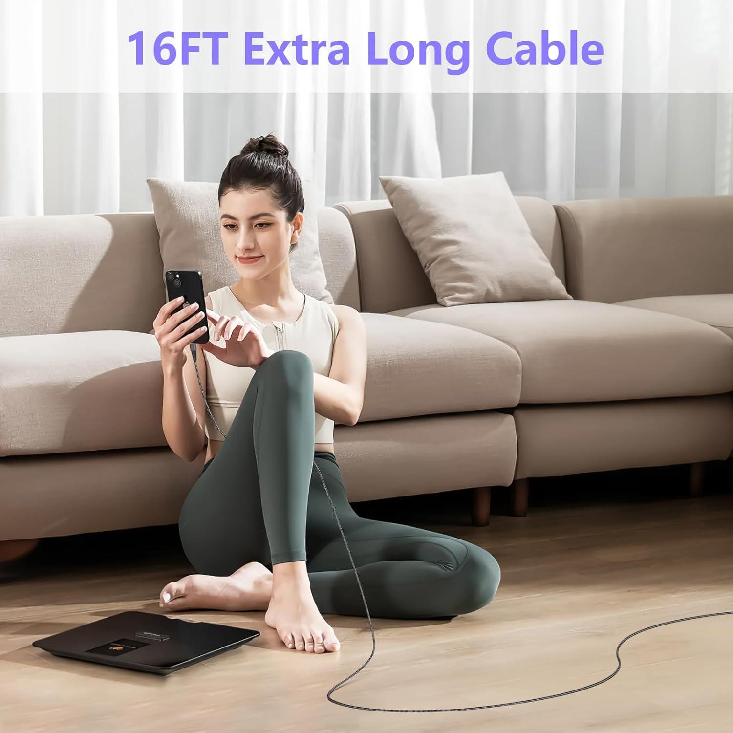 Cable de Carga USB C a Lightning 5M MFi para iPhone