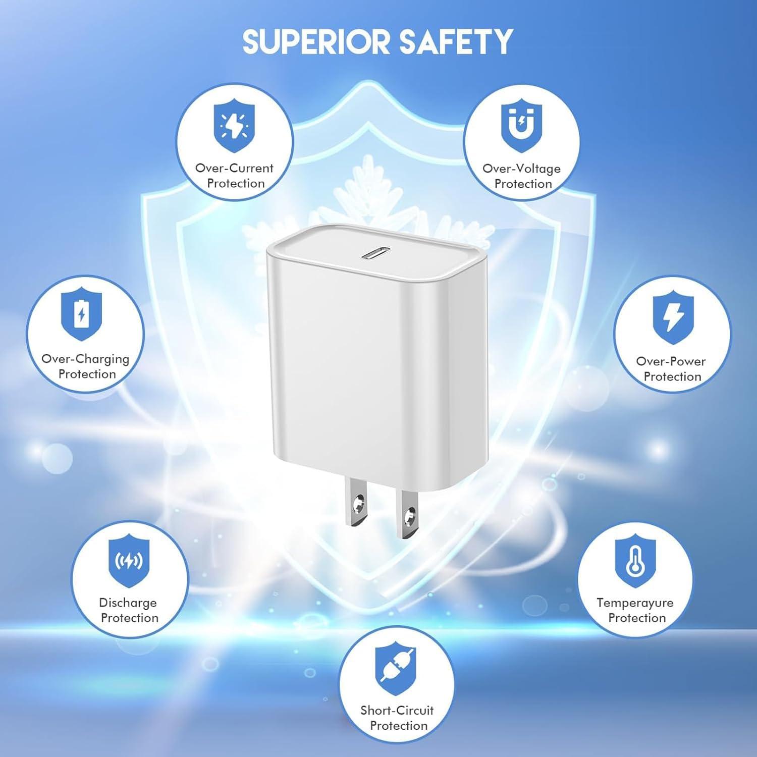 Cargador Rápido DreemTeam USB-C a Lightning 10FT para iPhone