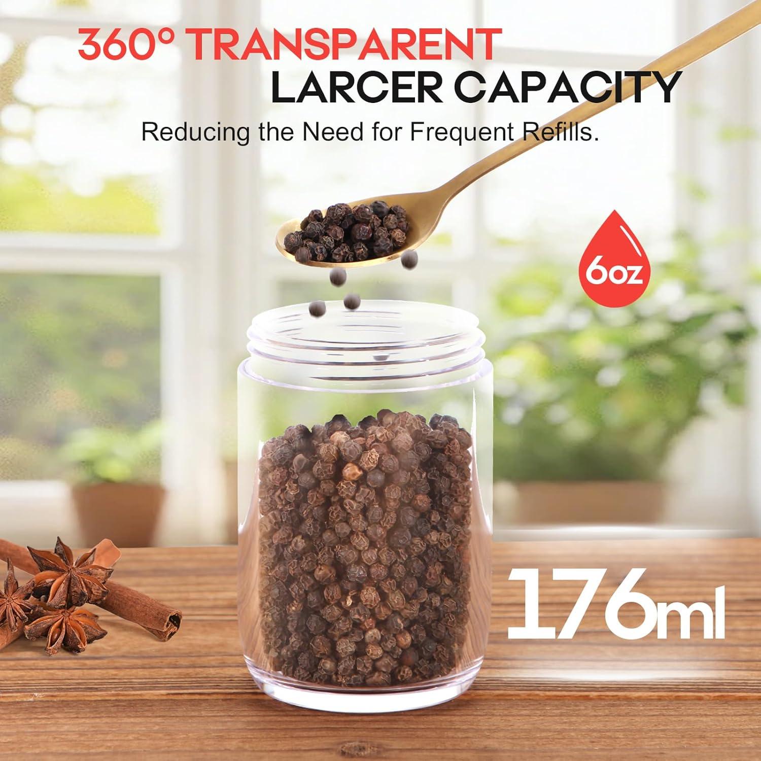 Juego de Molinillos Eléctricos de Sal y Pimienta Kochnors 176ml