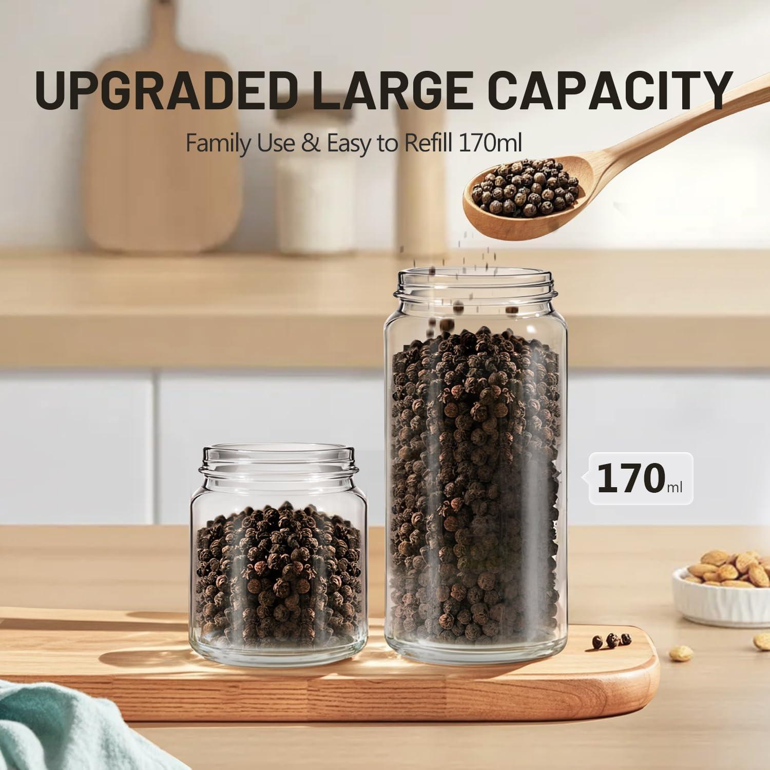 Juego de Molinillos Eléctricos de Sal y Pimienta Solisifime 170g