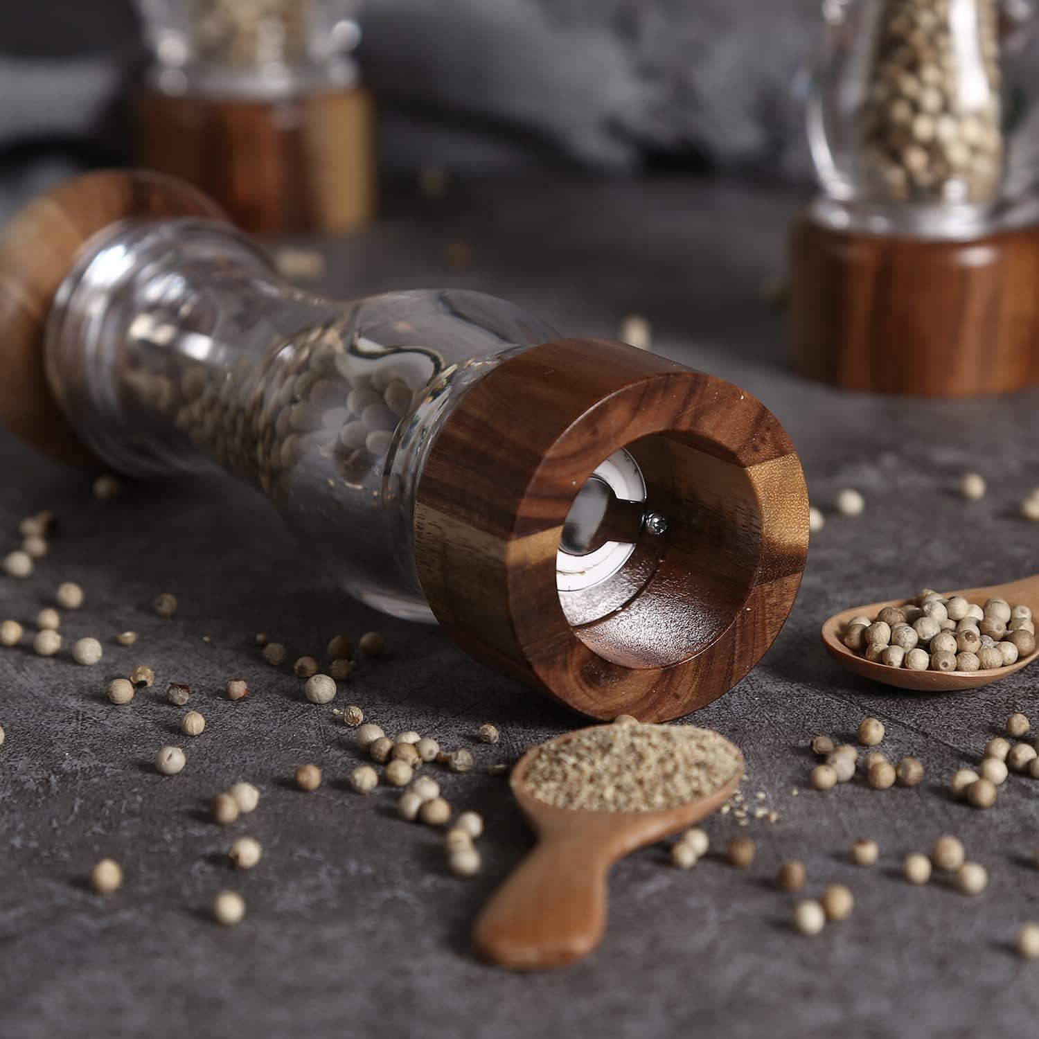 Molinillos de Sal y Pimienta KKC de Madera 20.32 cm