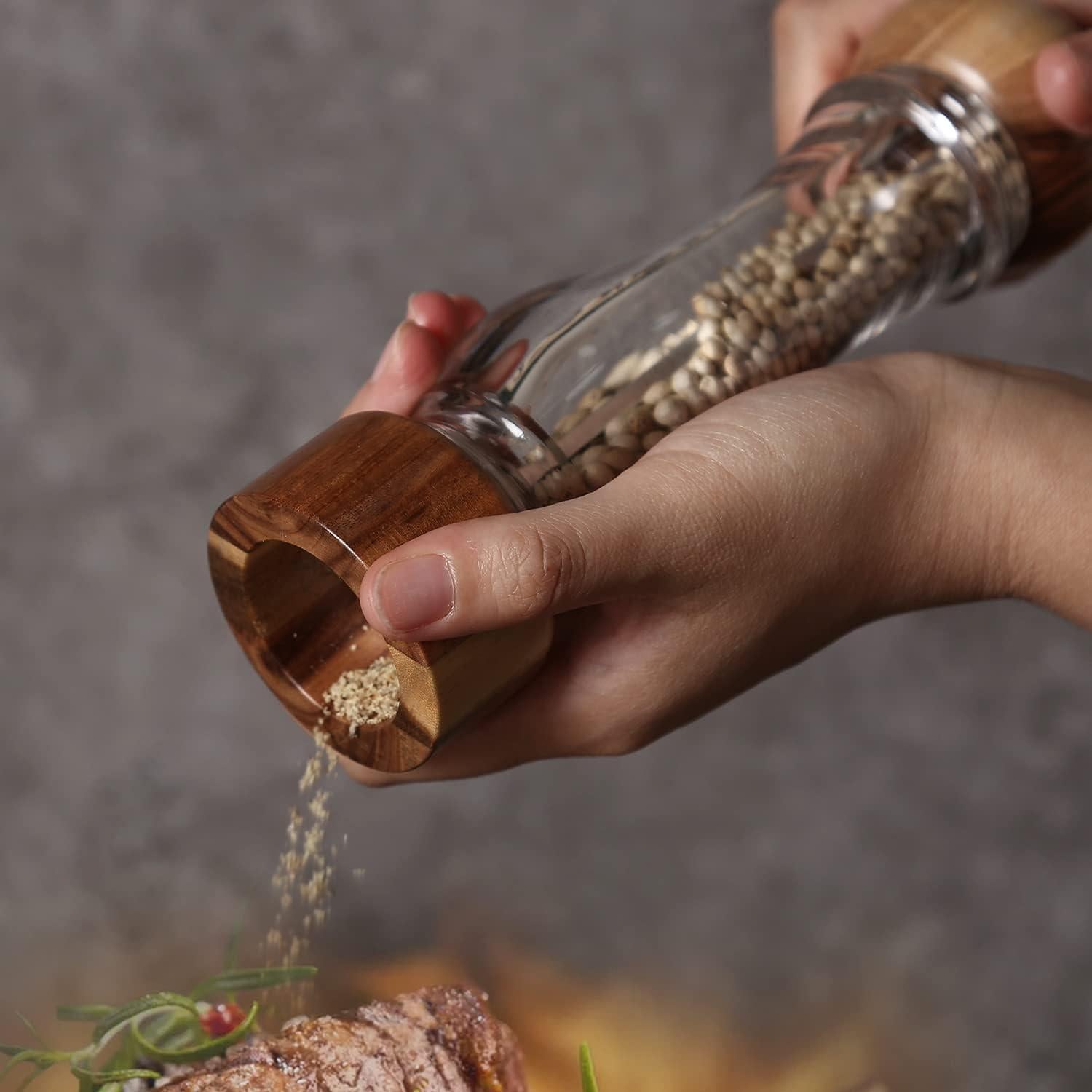 Molinillos de Sal y Pimienta KKC de Madera 20.32 cm