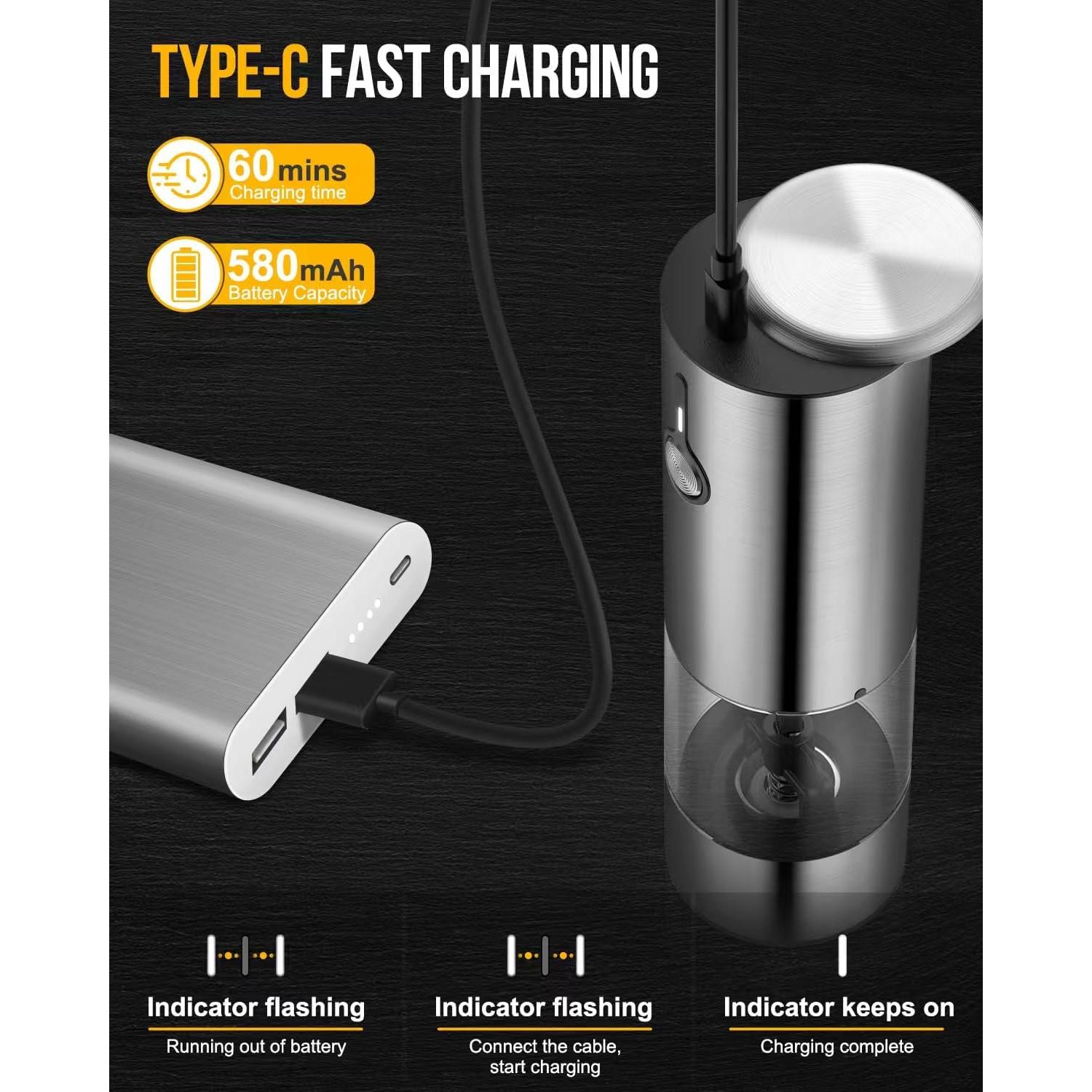 Juego de Molinillos Eléctricos de Sal y Pimienta MMH 66g