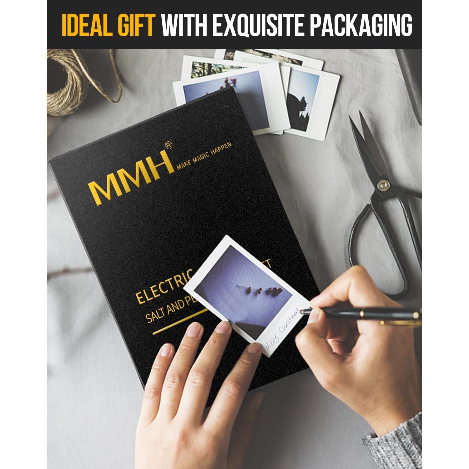 Juego de Molinillos Eléctricos de Sal y Pimienta MMH 66g