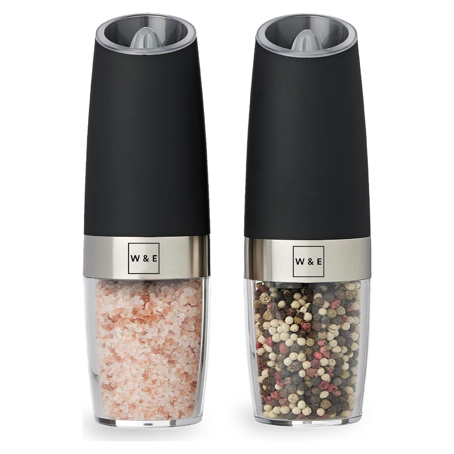 Juego de Molinillos Eléctricos de Sal y Pimienta Willow & Everett - 2 Piezas