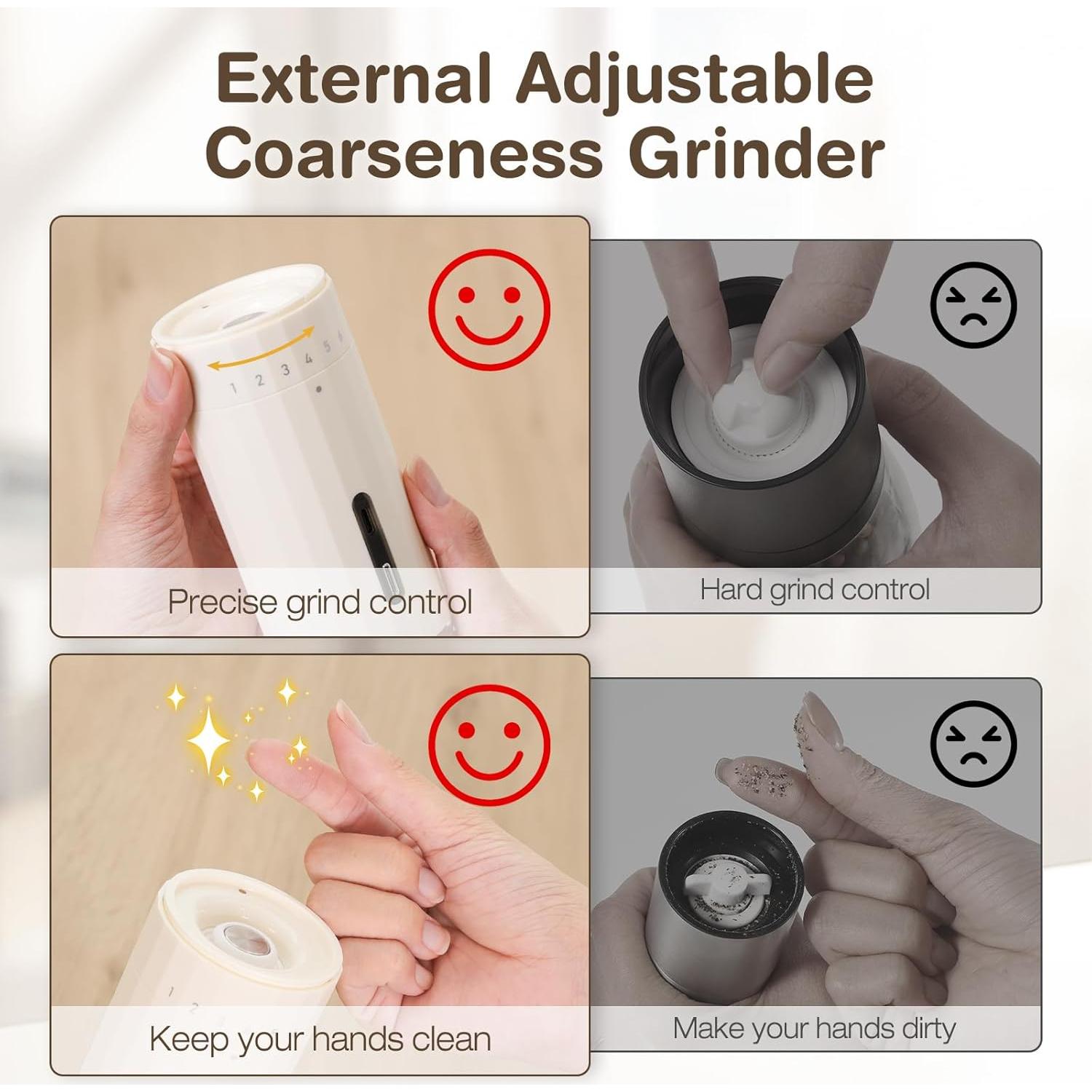 Juego de Molinillos Eléctricos Vucchini con Ajuste 6 Niveles