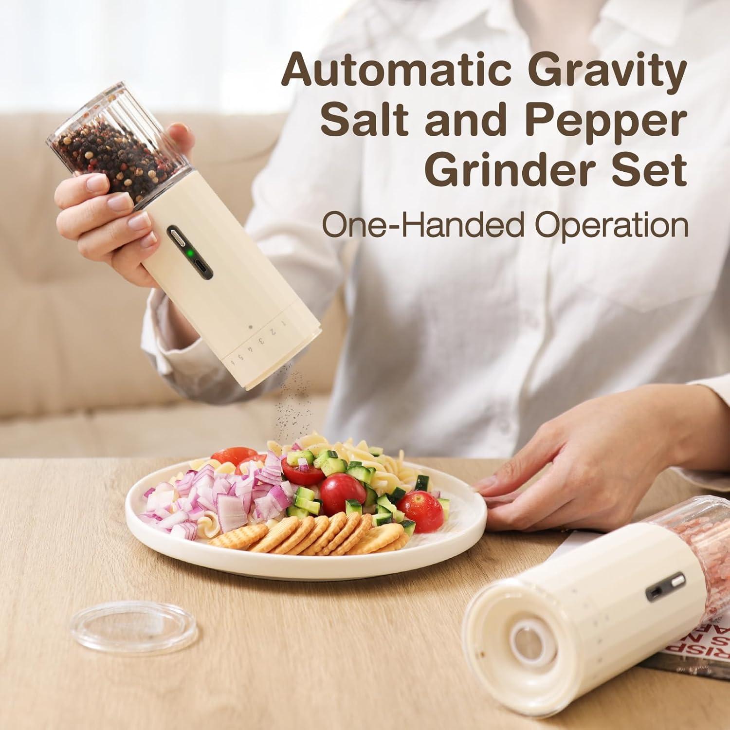 Juego de Molinillos Eléctricos Vucchini con Ajuste 6 Niveles