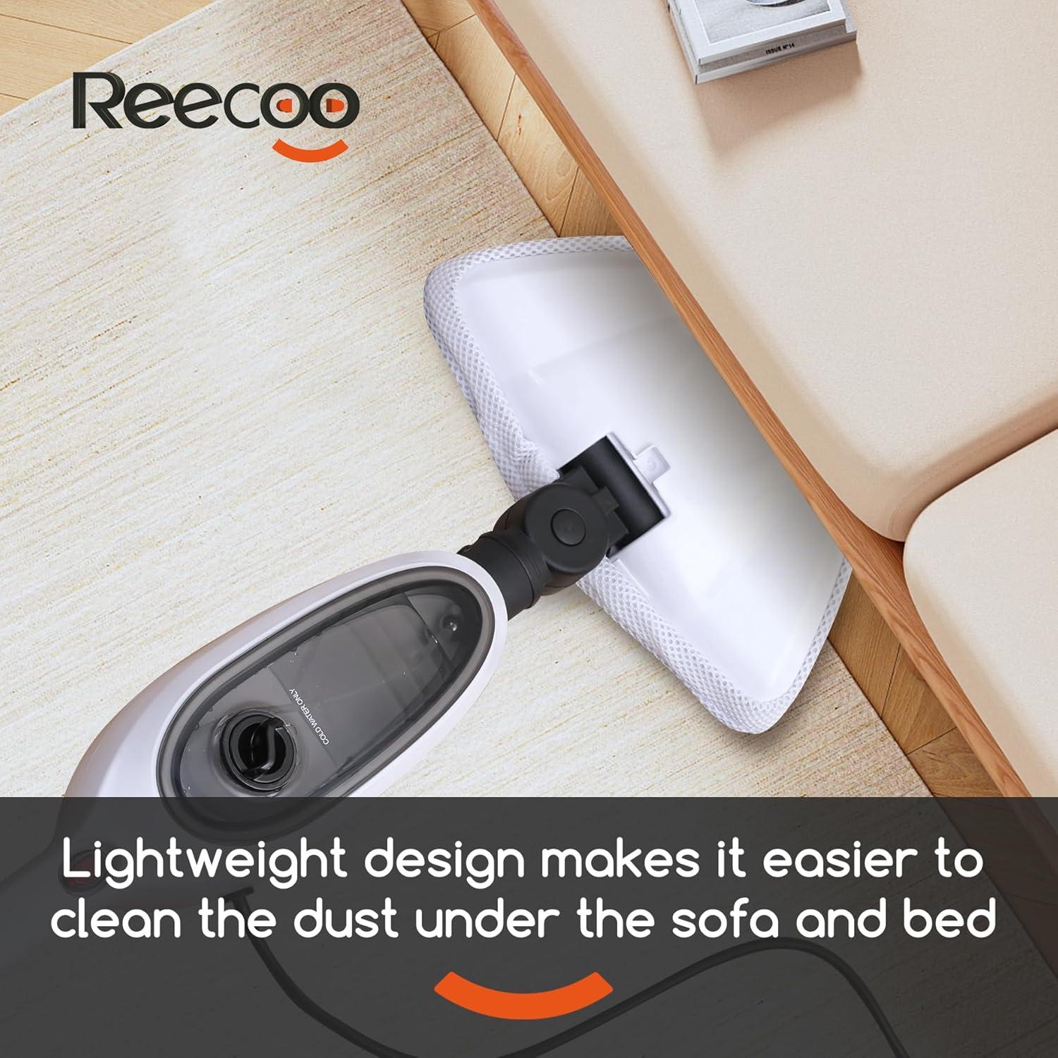 Mopa de Vapor REECOO 1200W 20s Calentamiento 280ml Accesorios