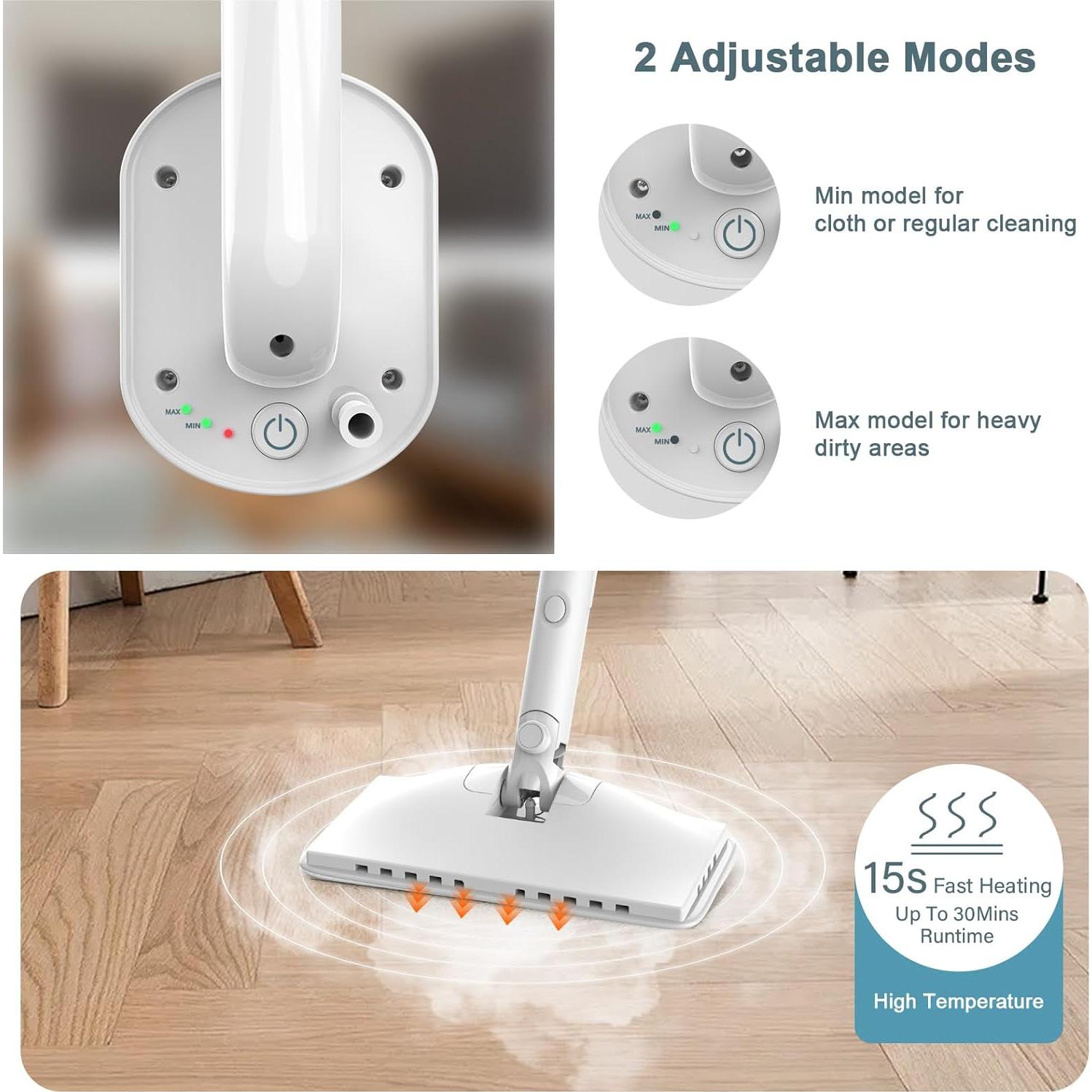 Limpiador de Vapor ACHTFACH SC-05 1200W 400ml 7 en 1