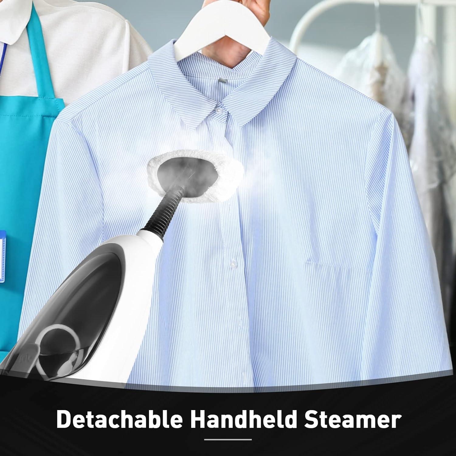 Limpiador a Vapor Secura 10 en 1 1200W Blanco con 3 Almohadillas