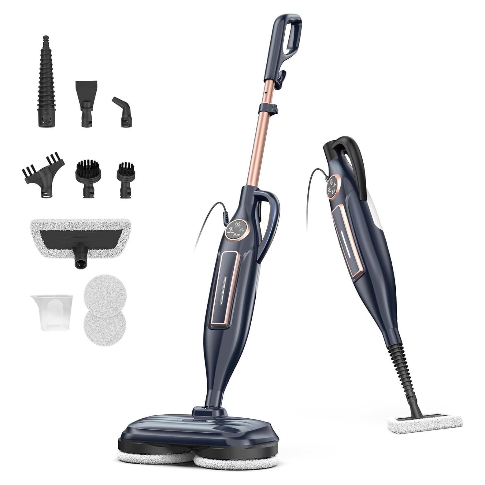 Mopa de Vapor DEVOAC VM6 10 en 1 con Almohadillas Rotativas