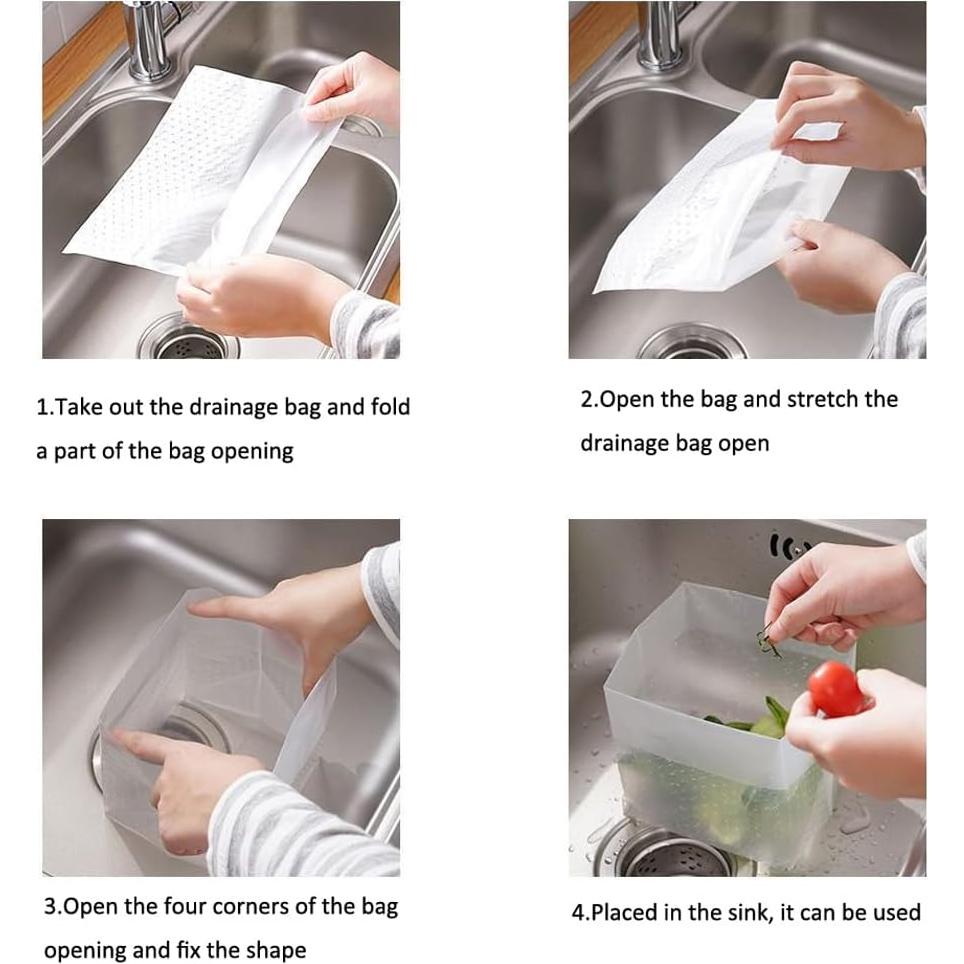 Paquete de 50 Bolsas de Filtro Desechables NentMent 25x18 cm