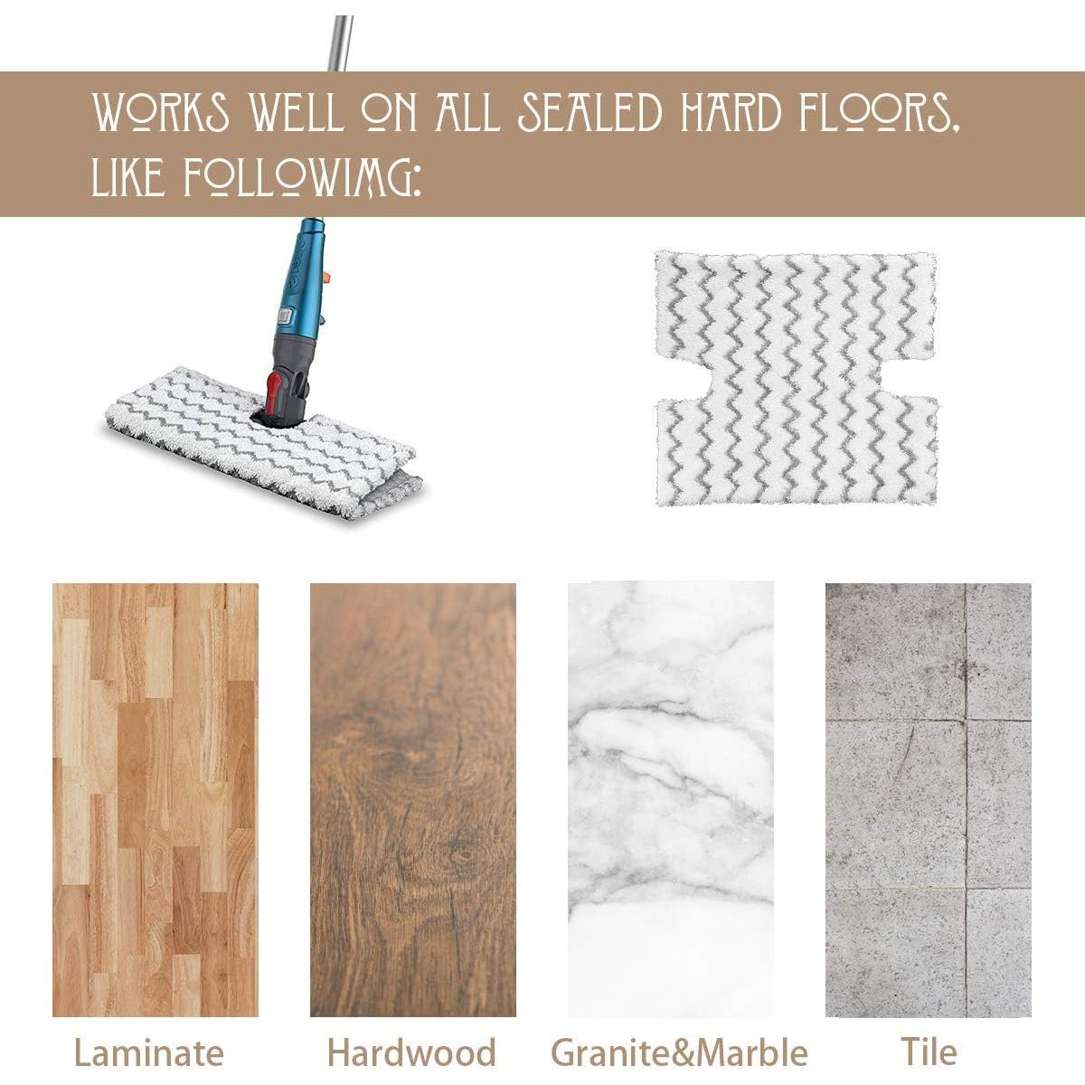 Paquete de 2 almohadillas de microfibra Tidy Monster para mopas Shark