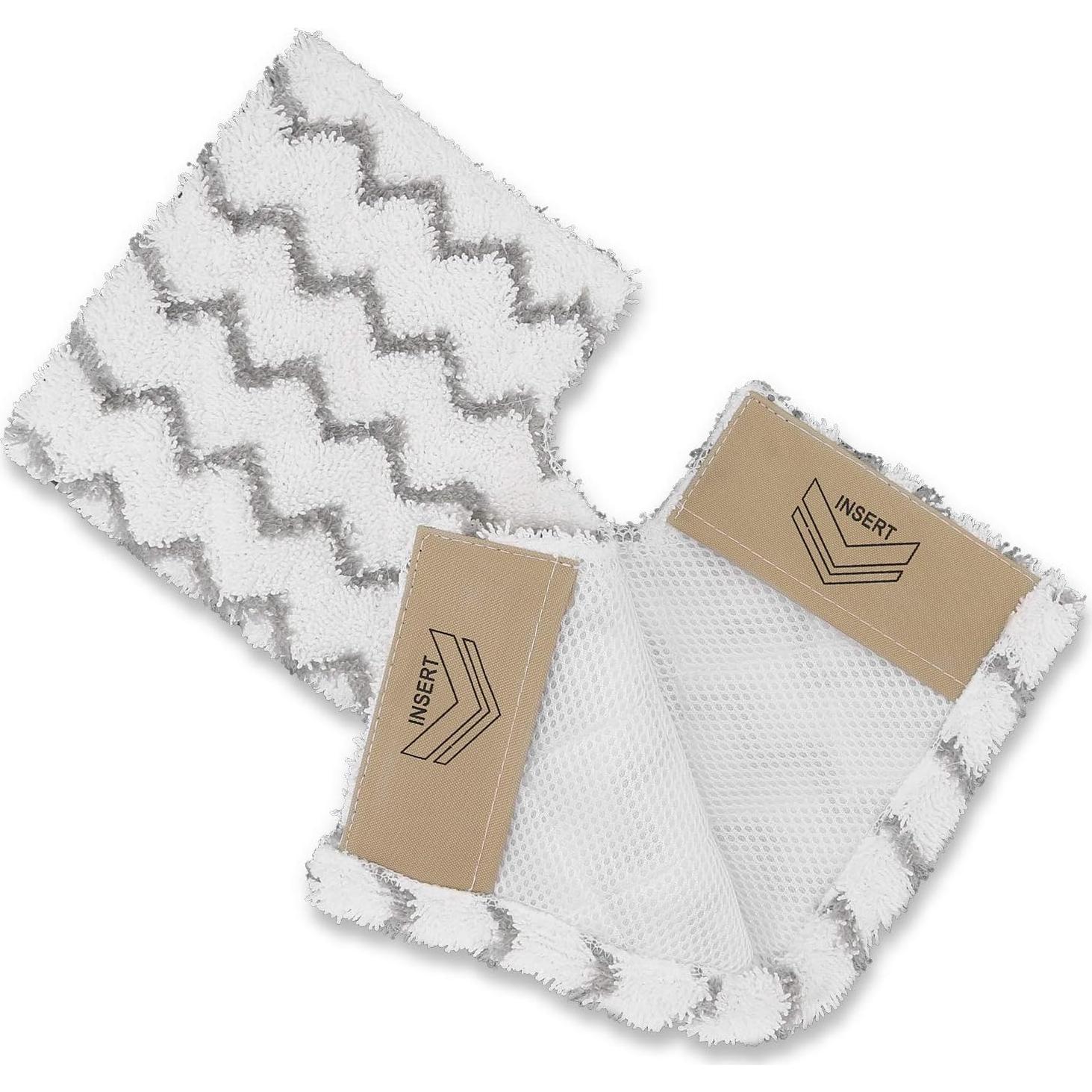 Paquete de 2 almohadillas de microfibra Tidy Monster para mopas Shark