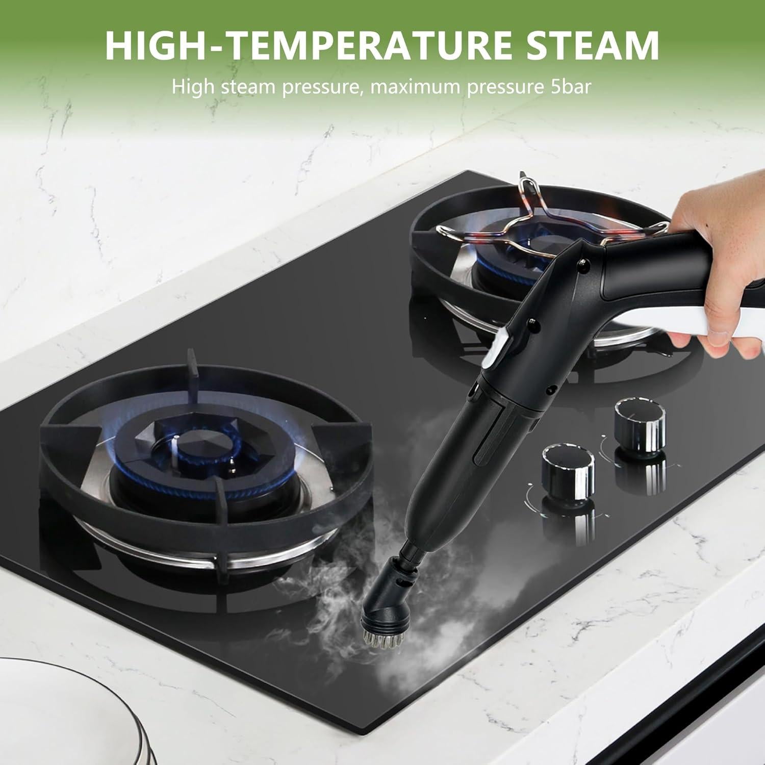 Limpiador a Vapor Guardian 1800W 1.5L 23 Accesorios Blanco