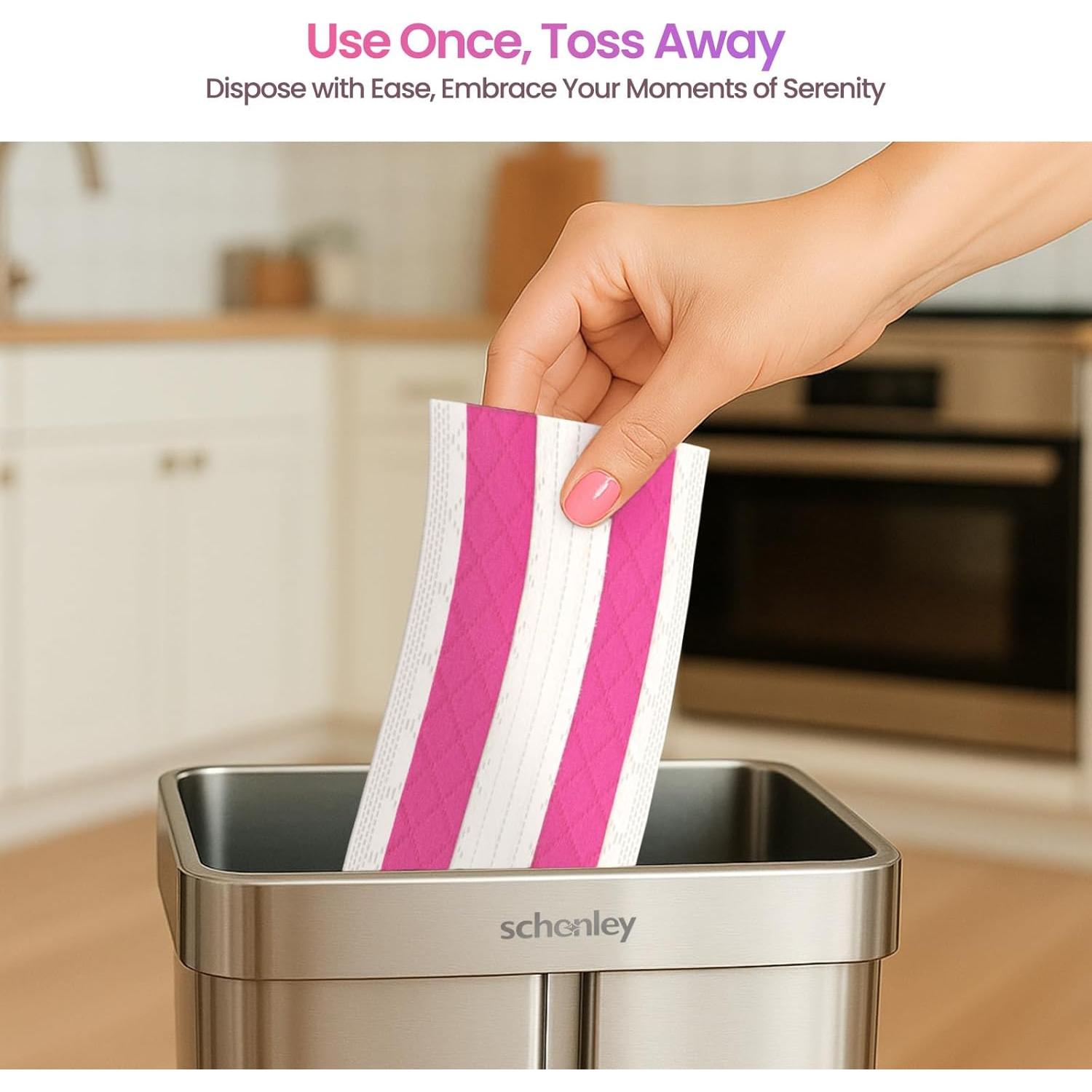 Almohadillas de Microfibra Desechables Schenley 24 Unidades