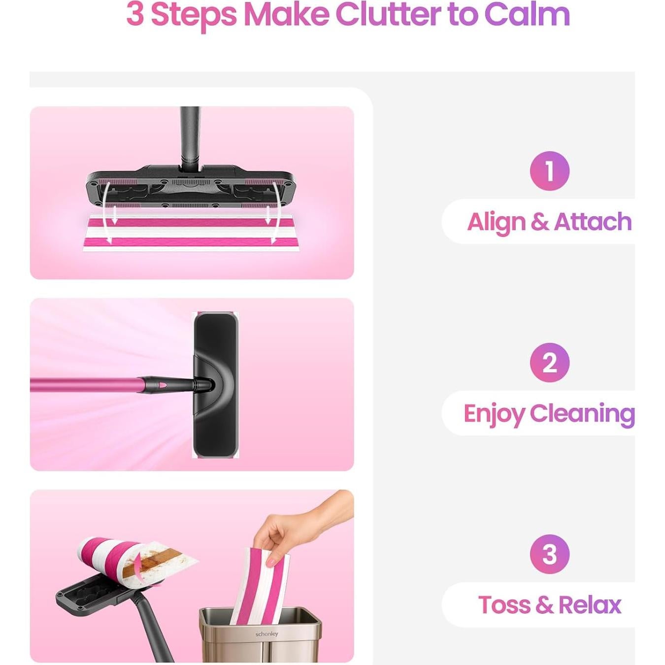 Almohadillas de Microfibra Desechables Schenley 24 Unidades