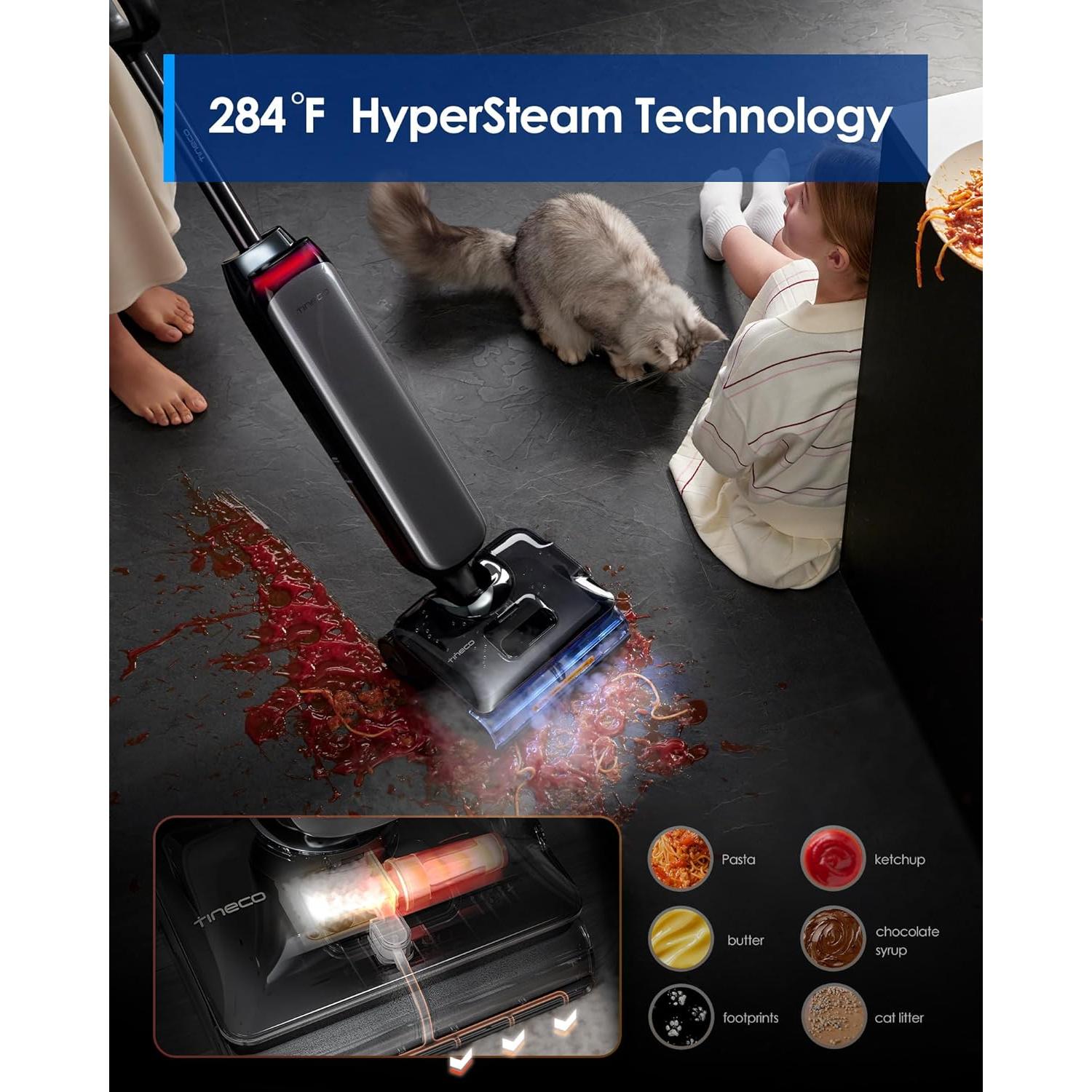 Aspiradora Húmeda y Seca Tineco Floor ONE S9 Steam 22kPa