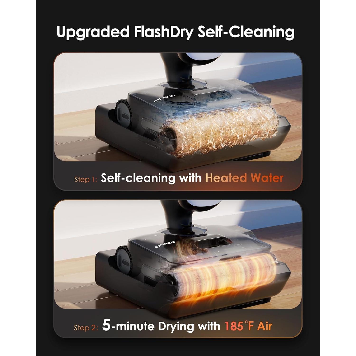 Aspiradora Húmeda y Seca Tineco Floor ONE S9 Steam 22kPa