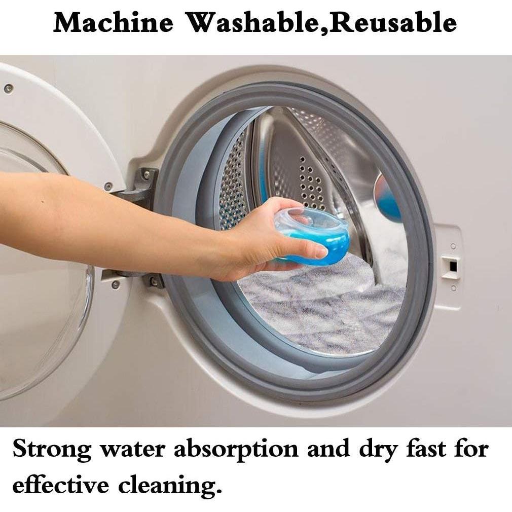 3 Almohadillas de Microfibra Doble Cara Turbokey para Mopa Shark