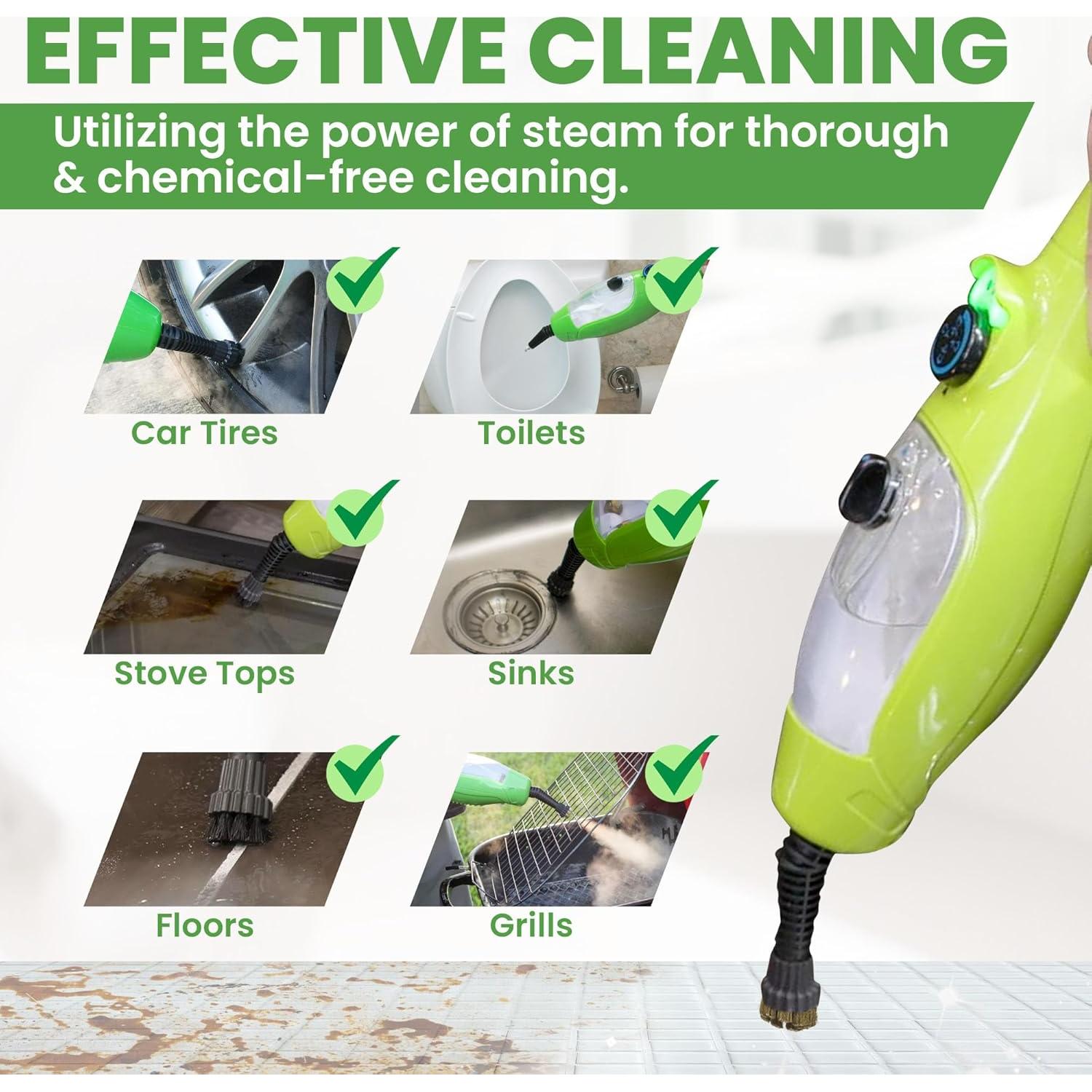 Paquete de 6 Cepillos de Micro-Limpieza H2O - Reemplazo Mopas de Vapor