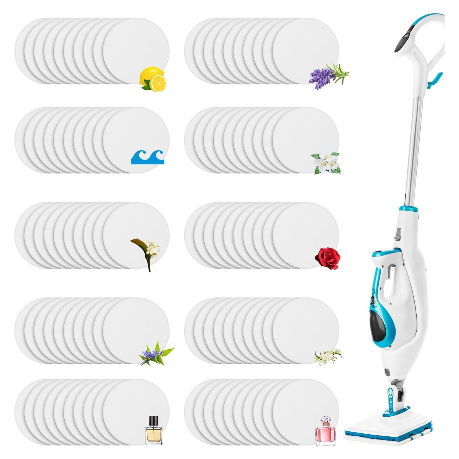 100 Discos Aromatizados para Mopas de Vapor Sadnyy - 10 Fragancias