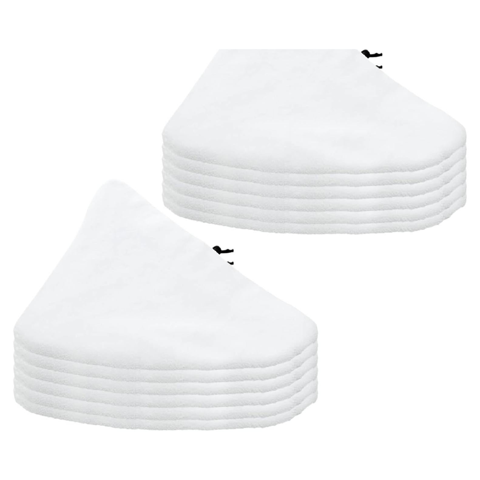 12 Almohadillas Reemplazo Microfibra para Mop Vapor Steamboy
