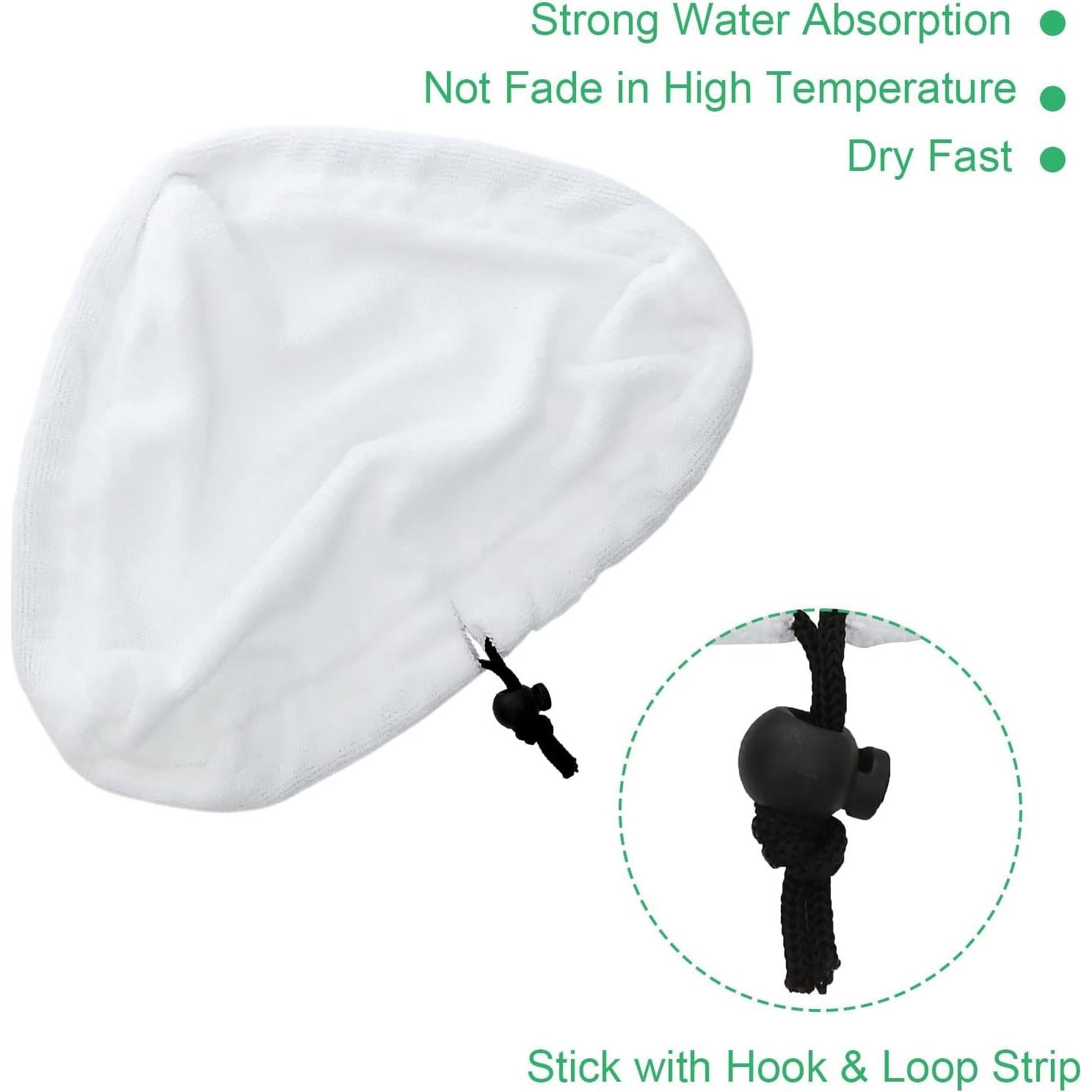 12 Almohadillas Reemplazo Microfibra para Mop Vapor Steamboy