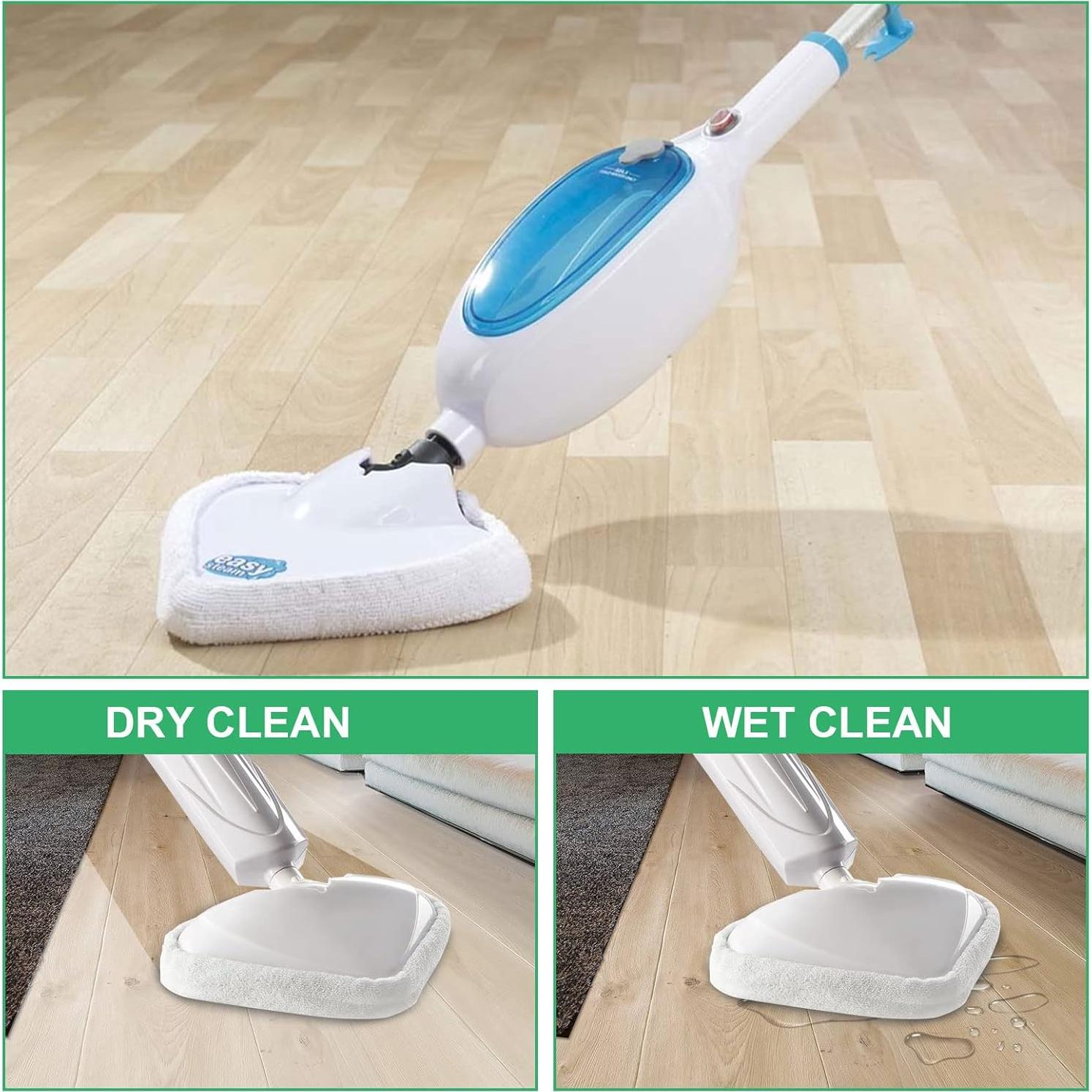 12 Almohadillas Reemplazo Microfibra para Mop Vapor Steamboy