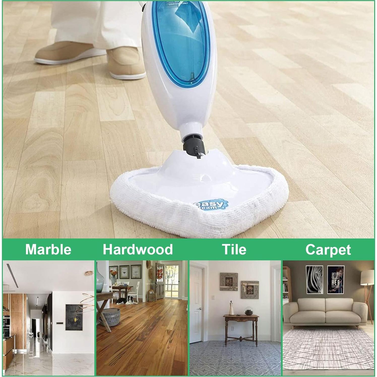 12 Almohadillas Reemplazo Microfibra para Mop Vapor Steamboy