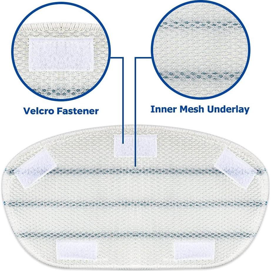 Paquete de 10 almohadillas de microfibra PurSteam ThermaPro