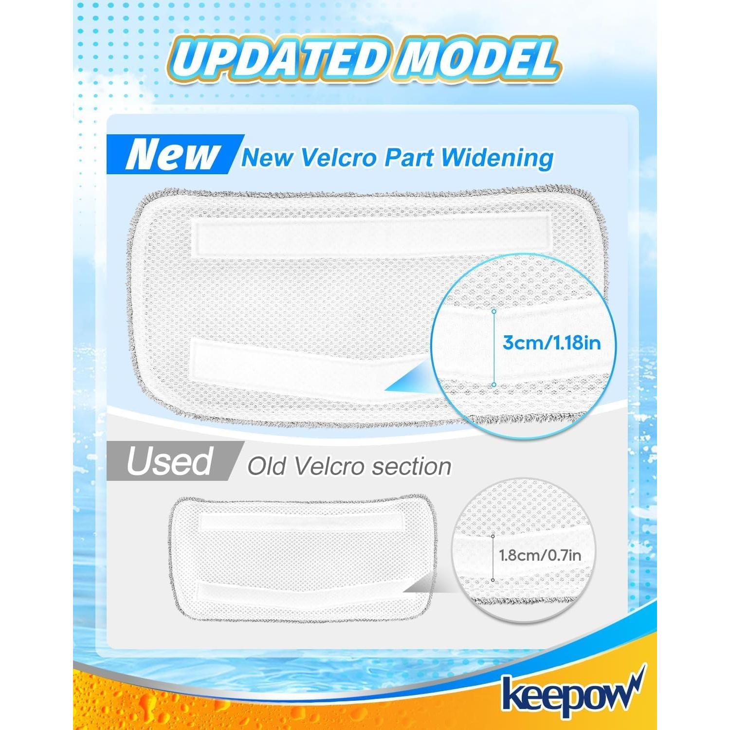 Almohadillas de Vapor KEEPOW para Mopa GorFanty GF-6610B - 4 Pzas