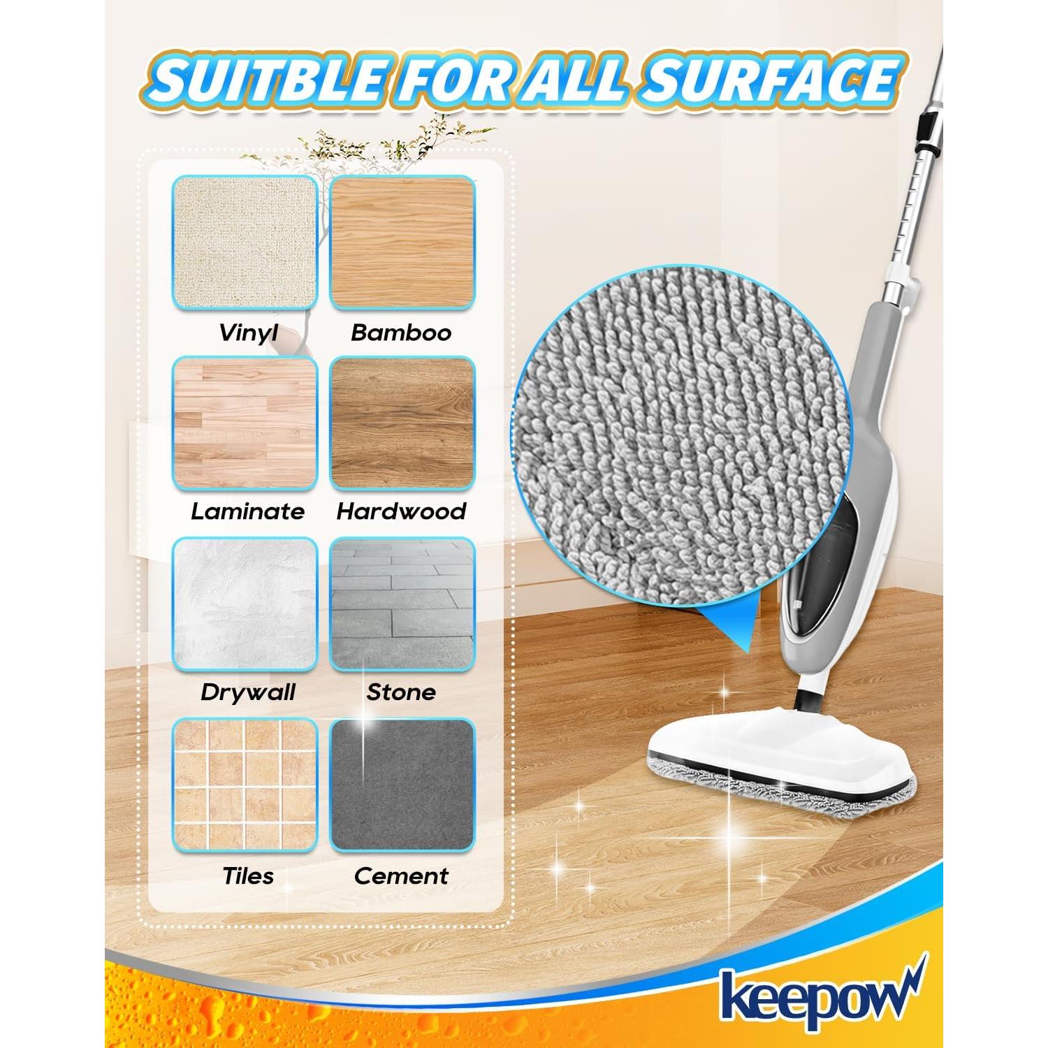 Almohadillas de Vapor KEEPOW para Mopa GorFanty GF-6610B - 4 Pzas