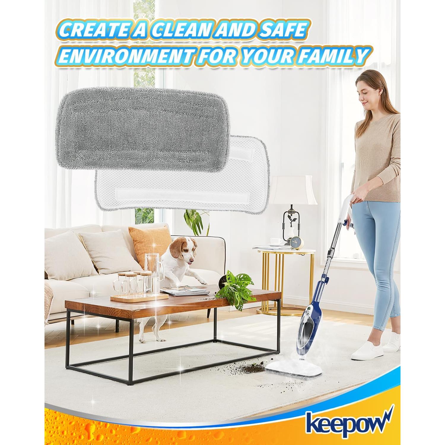 Almohadillas de Vapor KEEPOW para Mopa GorFanty GF-6610B - 4 Pzas