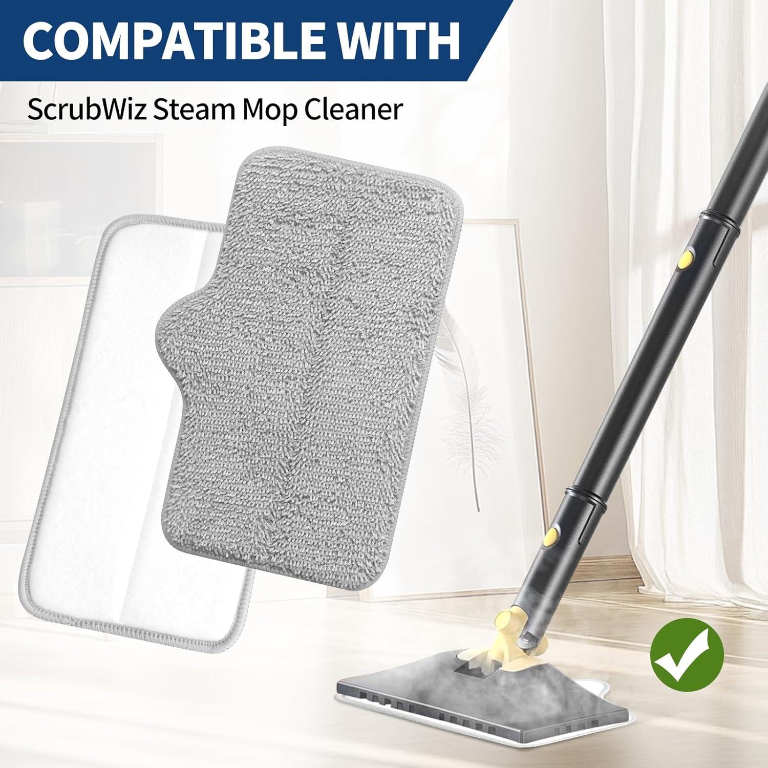 Paños de Mopa de Vapor Yicotira 4 Paquete Microfibra Lavables