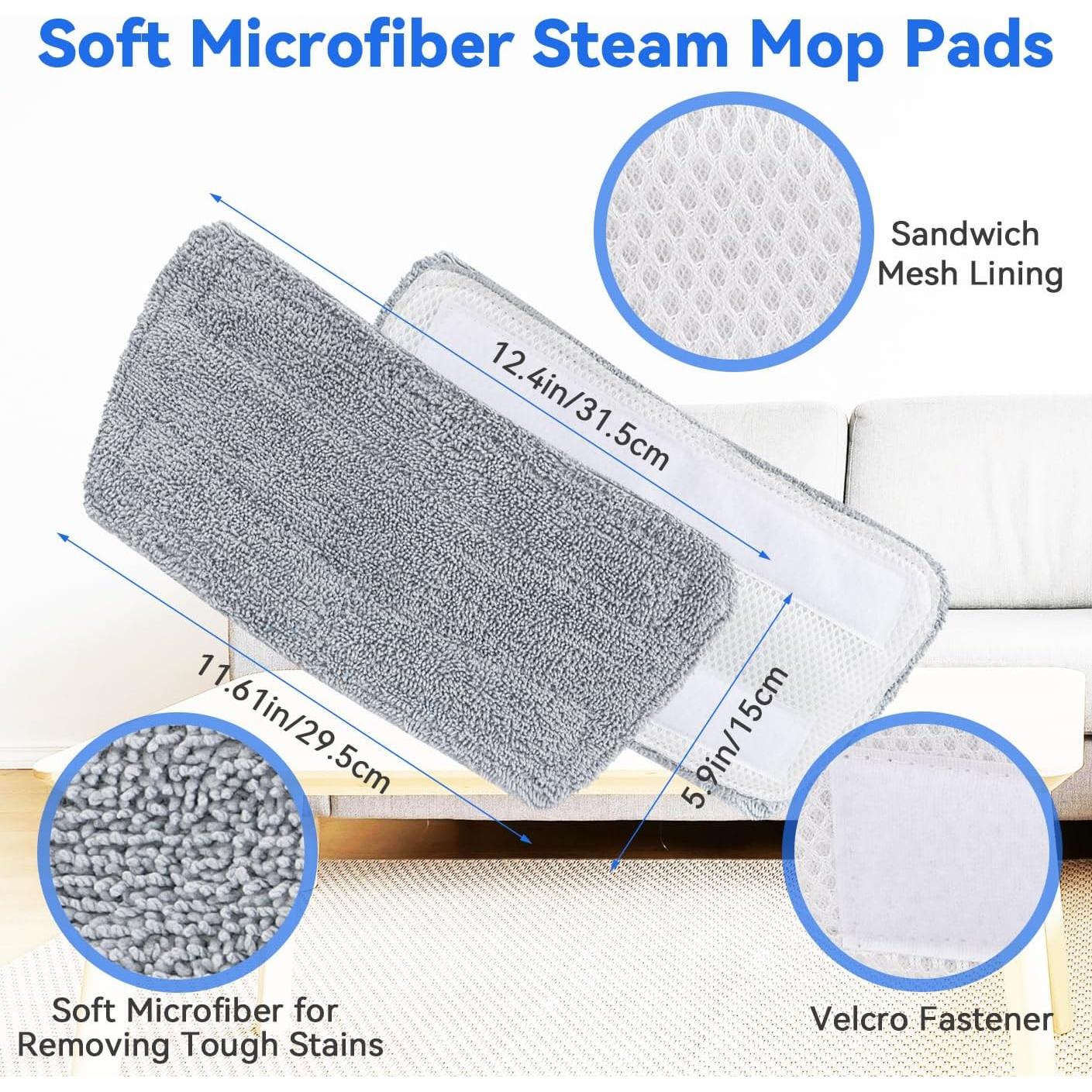 Paños de Reemplazo Microfibra LncBoc para Mopa GorFanty GF-6610