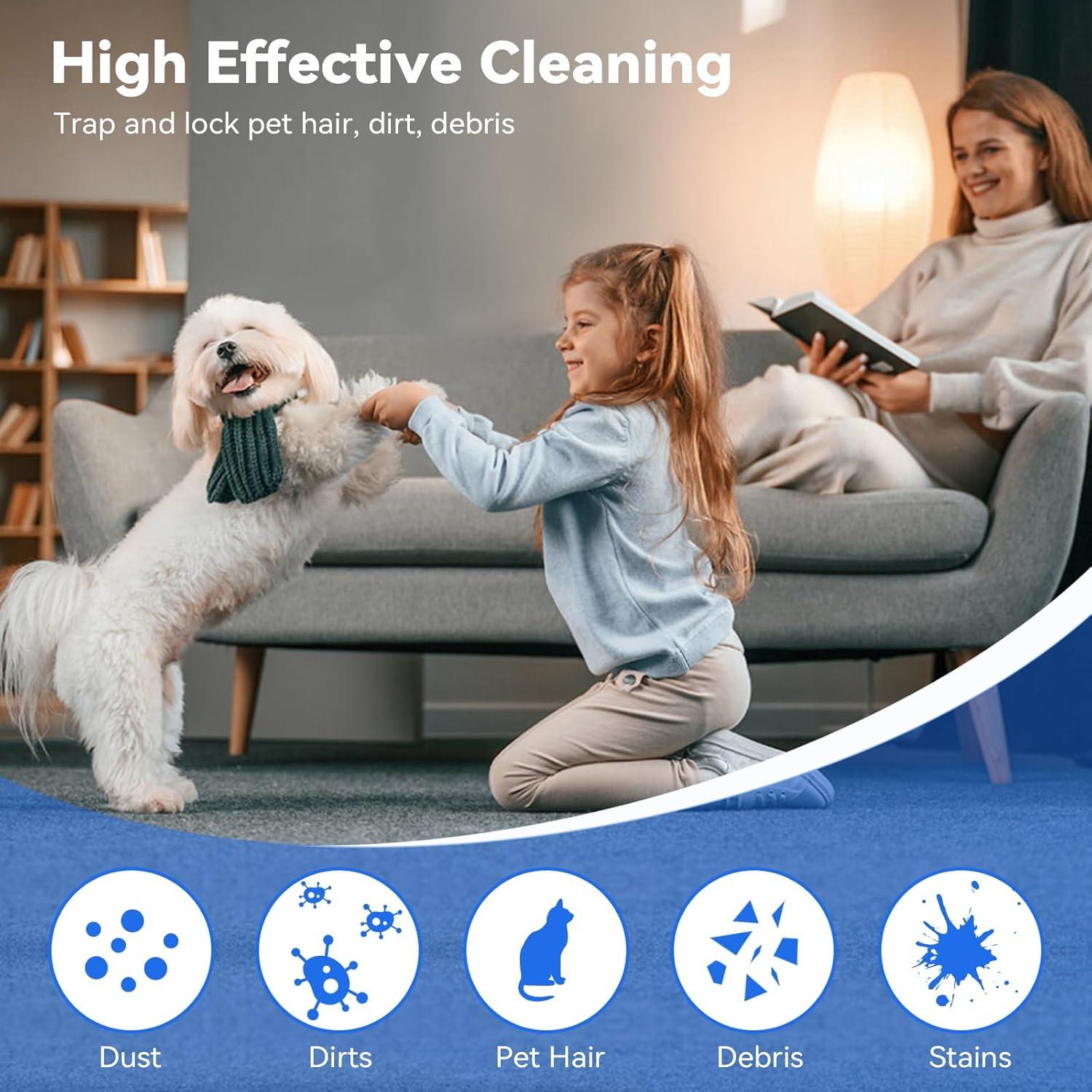 Paños de Reemplazo Microfibra LncBoc para Mopa GorFanty GF-6610