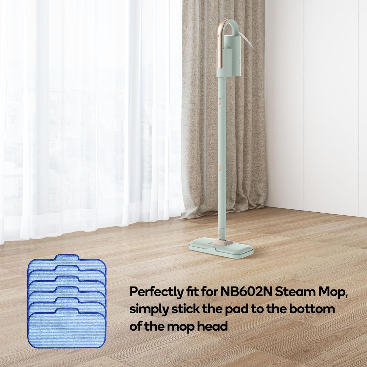 6 Almohadillas de Microfibra Reemplazo Newbealer NB603C NB602N