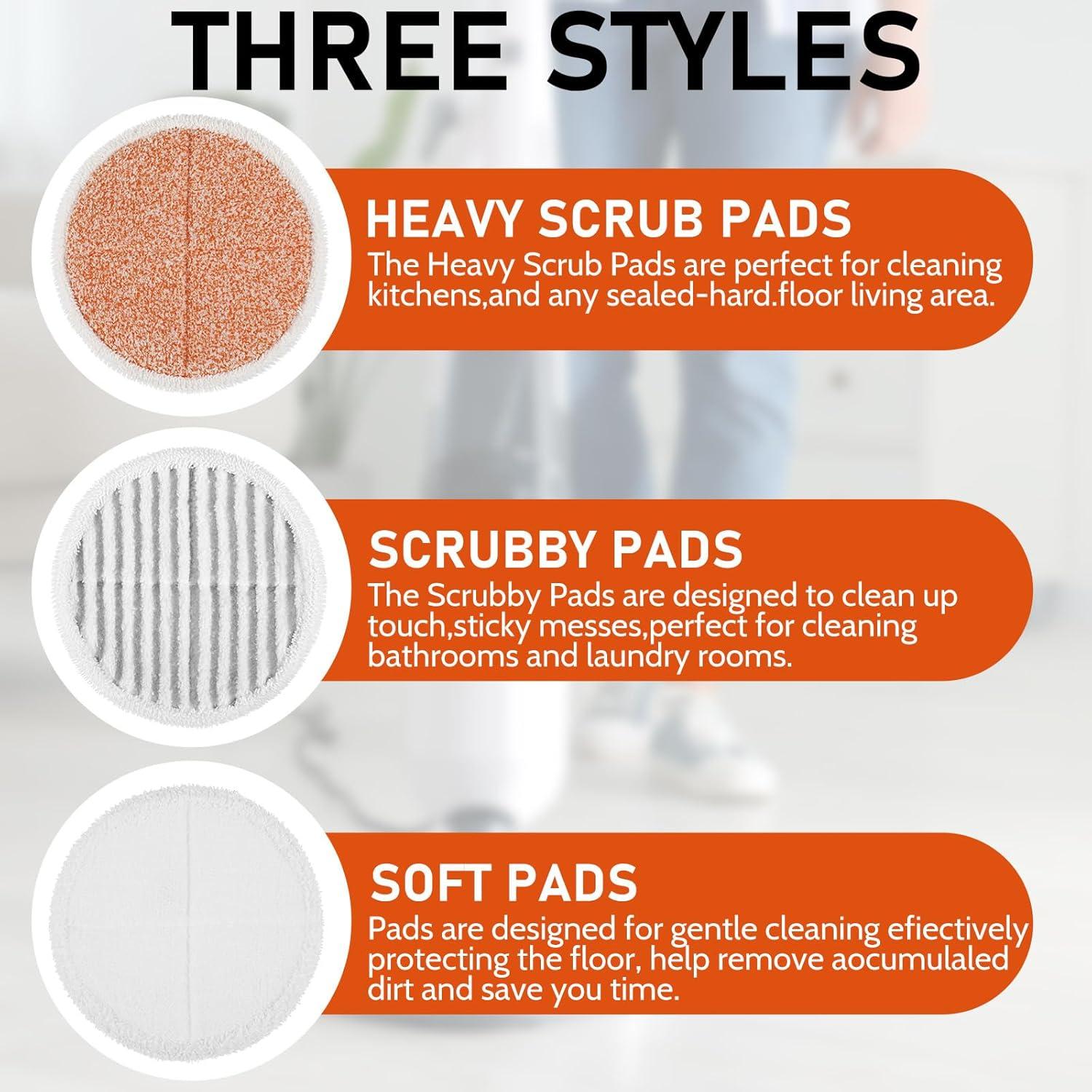 Juego de 18 Almohadillas de Vapor Teenyyou para Bissell 20.5 cm