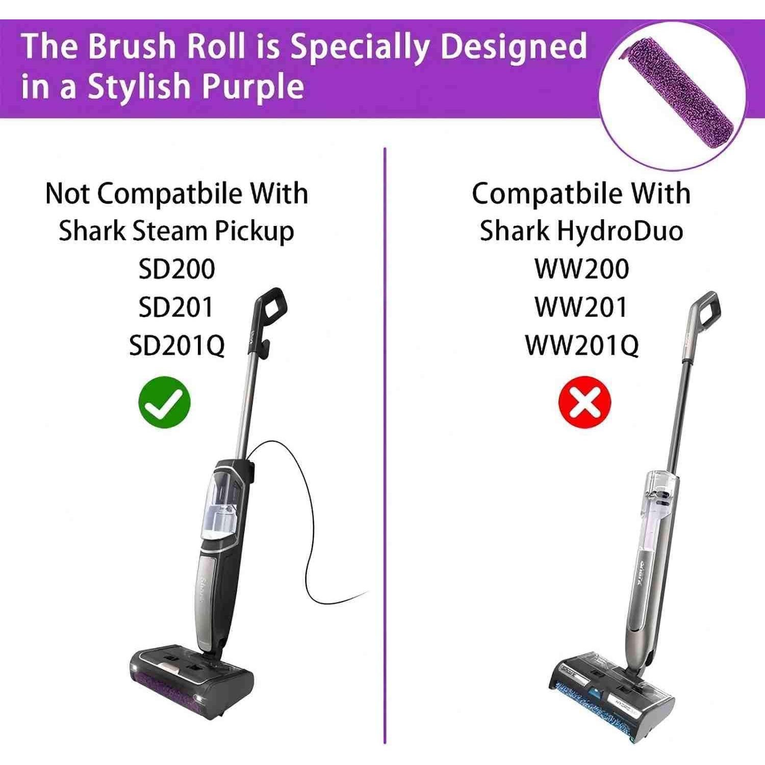 Kit de Rodillos de Cepillo Gnesyom para Aspiradora Shark SD200/SD201