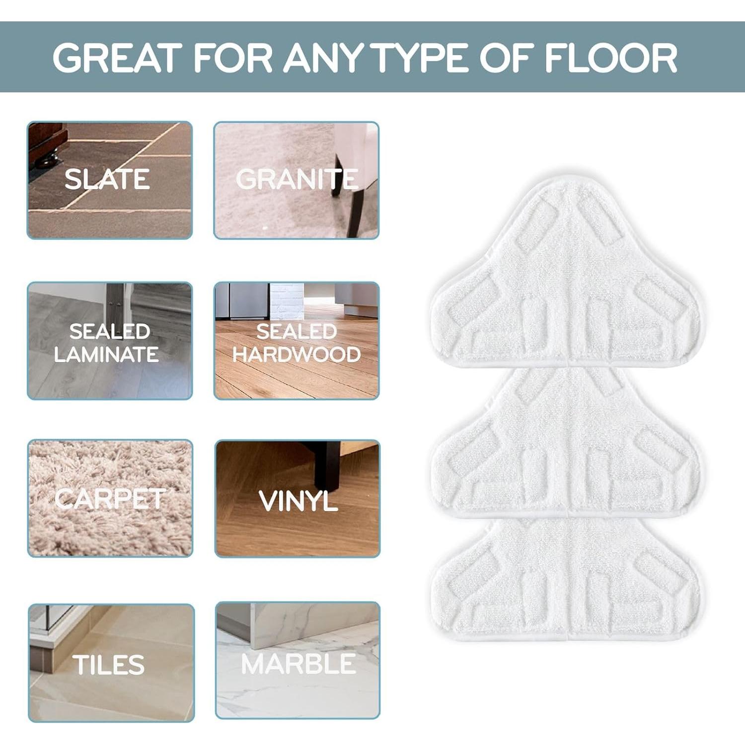 Juego de paños de microfibra H2O MOP X5 - 3 unidades