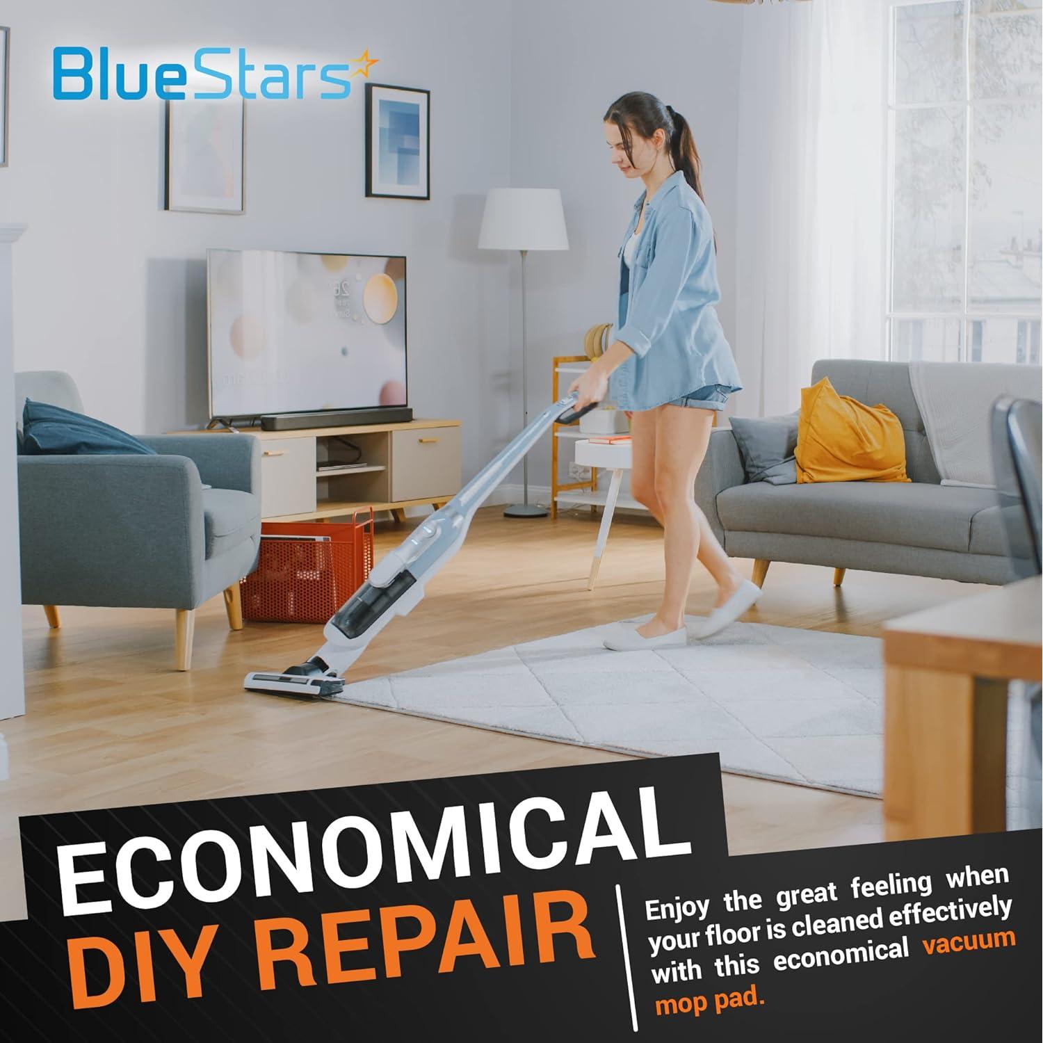 Almohadillas de Microfibra BlueStars para Mopas H2O X5 - 10 Pzas