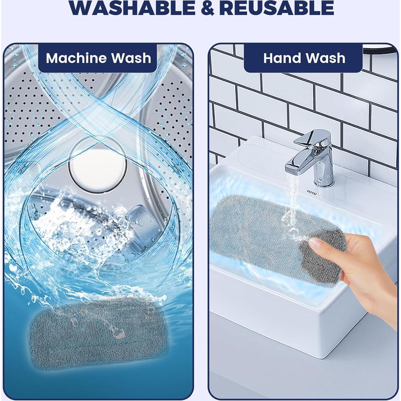 Paquete de 6 Paños de Microfibra para Mopa de Vapor Fanshuge