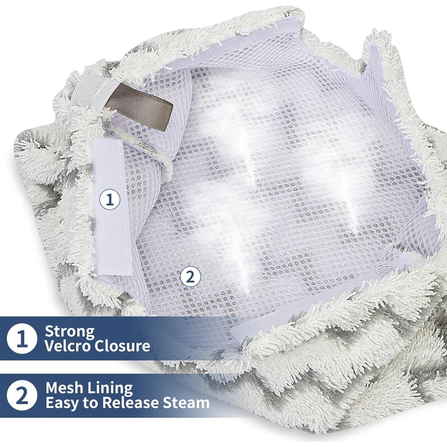 6 Almohadillas Reemplazo Microfibra Shark S3501 para Mop Vapor