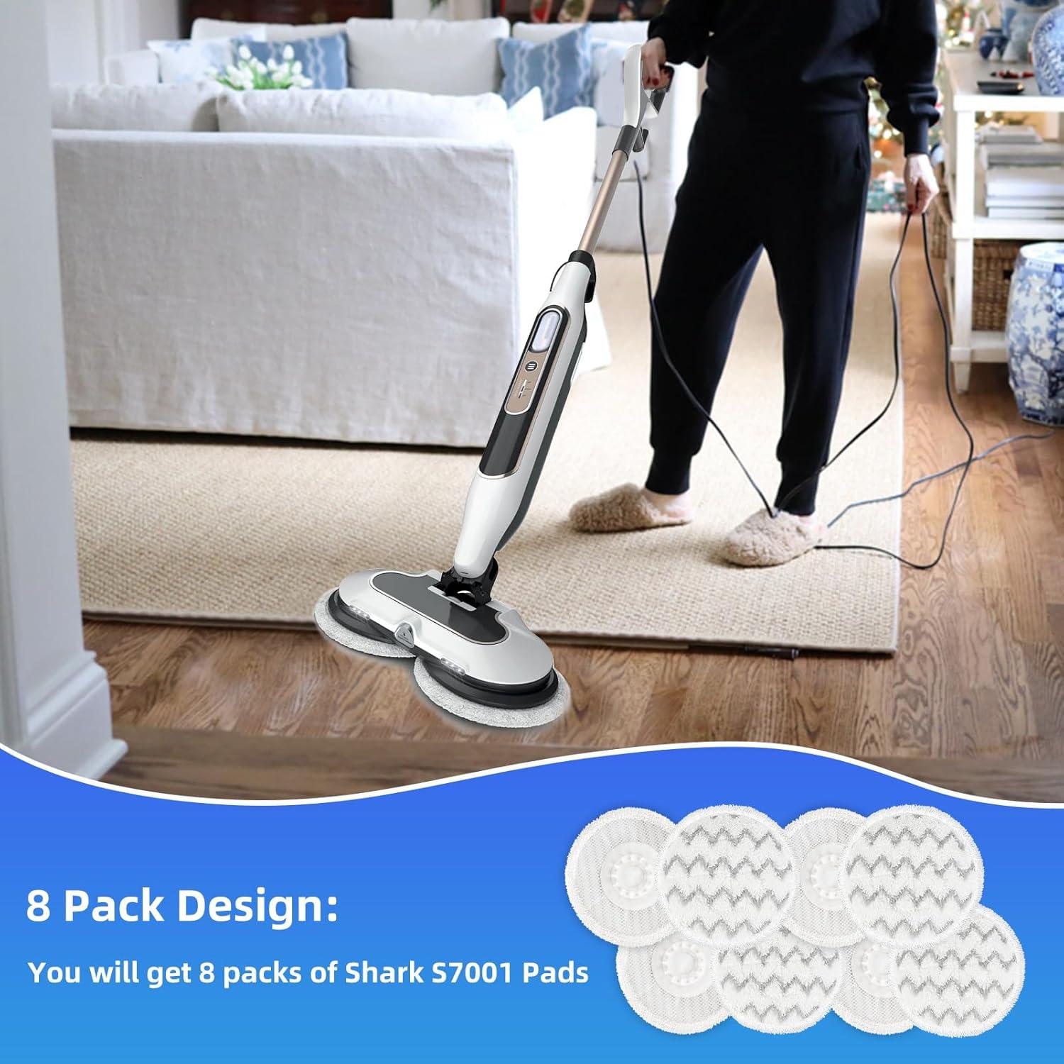 Almohadillas de Reemplazo VIEWALL para Mopas Shark - Paquete de 8