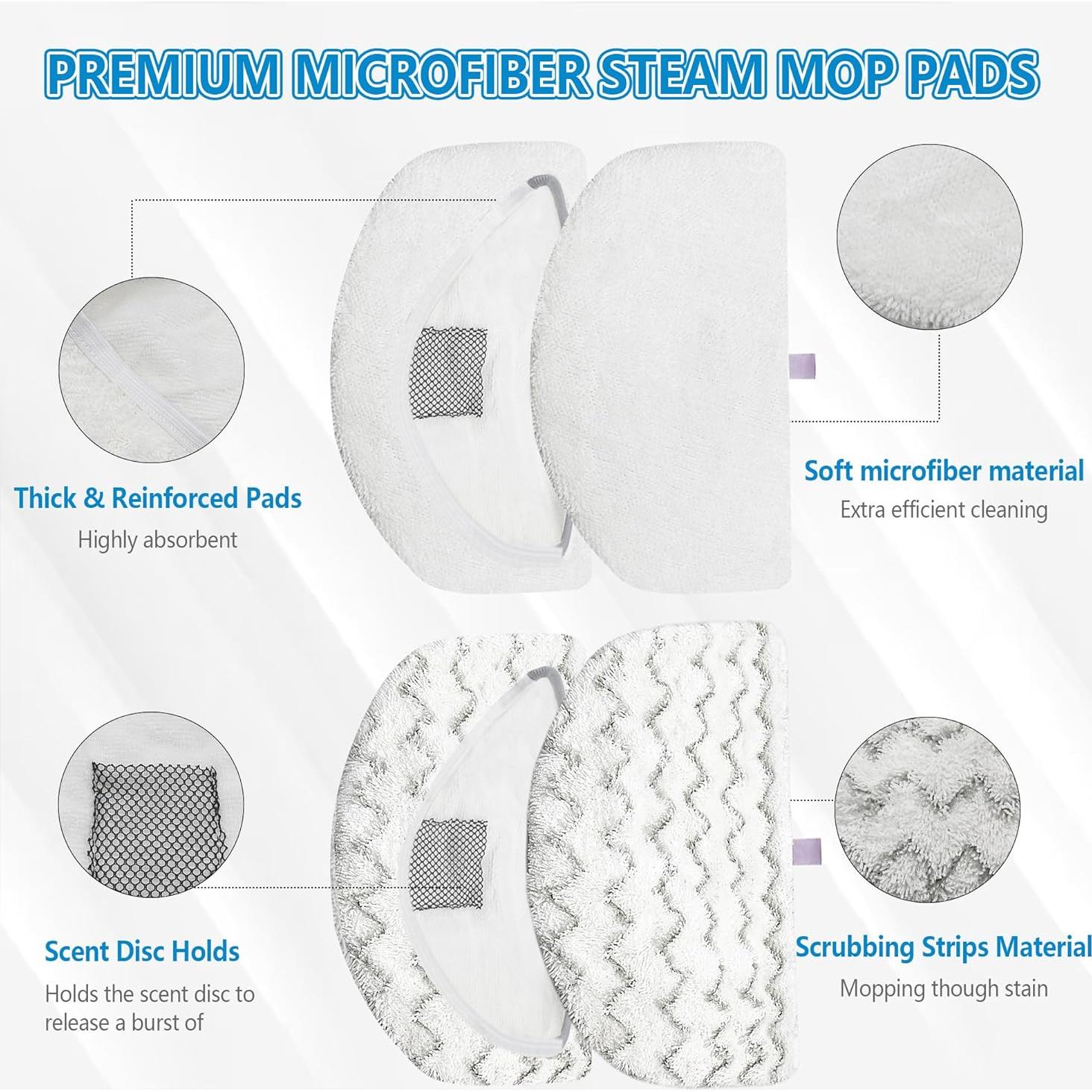 Paquete de 12 almohadillas de mopa Bissell Powerfresh 1940